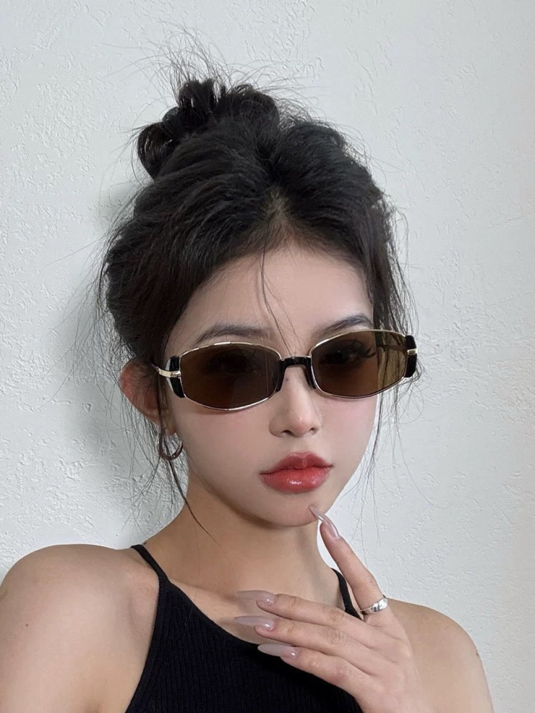 🔺 Gucci 🔻官方新款 众多明星同款[色]‼️‼️新款大框偏光墨镜 🌈🌈宝丽来超清加厚太阳镜🔝🔝型号