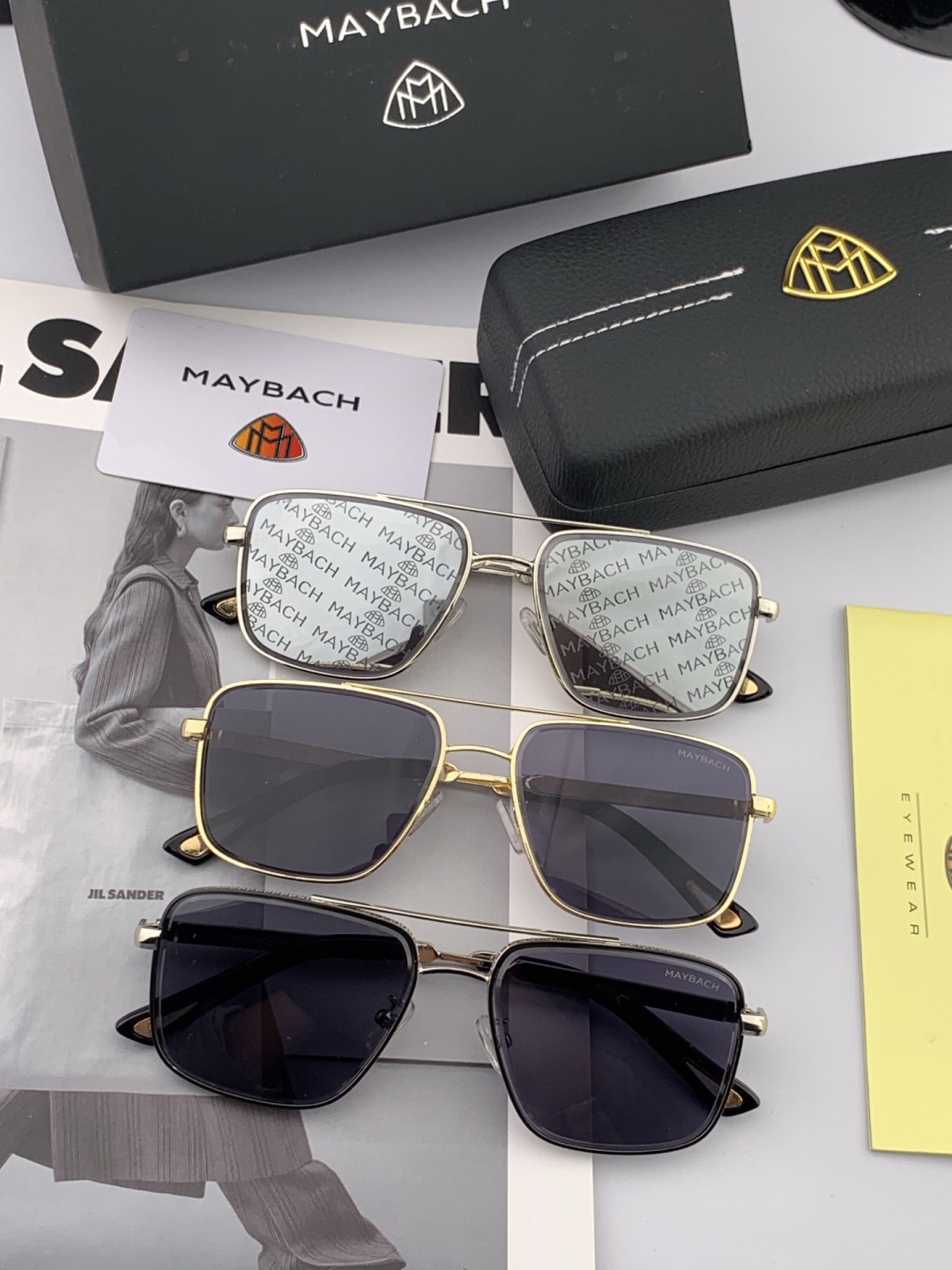 MAYBACH迈巴赫年度最牛硬货👍🏻 官网经典蛤蟆款 ❗️极力推荐款‼️选用定制进口板料双色拼腿 采用K