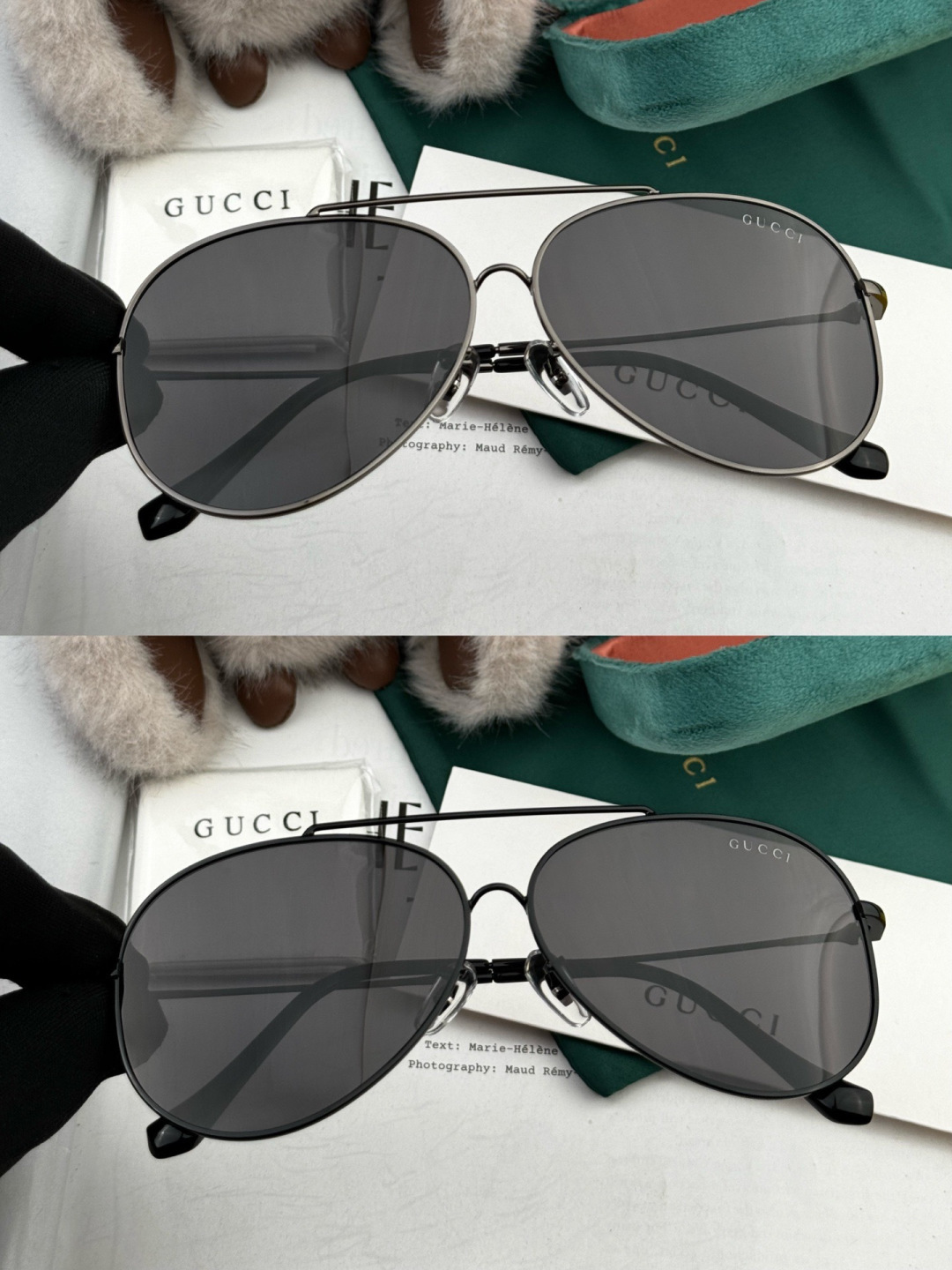 Gucci 🔥 高品质男女款墨镜 👍 进口宝丽来偏光镜片 🔥蛤蟆镜 开车钓鱼都可 🔥百搭显瘦墨镜韩版男士