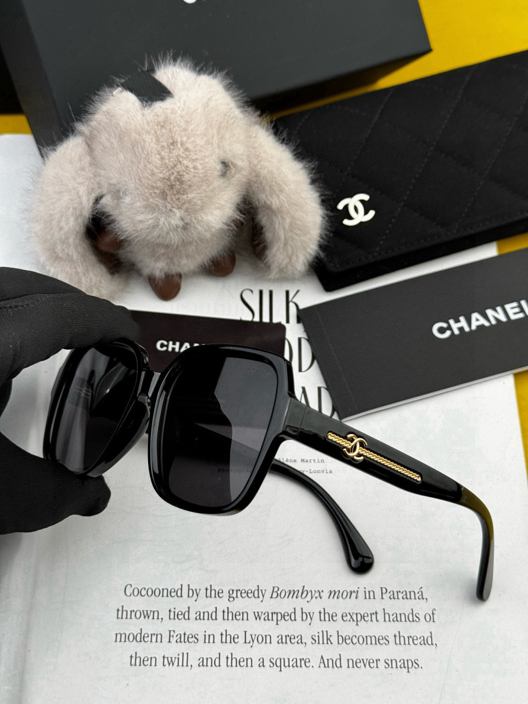 【CHANEL】香奈儿 新款潮流爆款 时尚方框太阳镜 佩戴舒适 网红潮款墨镜 女士高清加厚偏光太阳镜🕶️