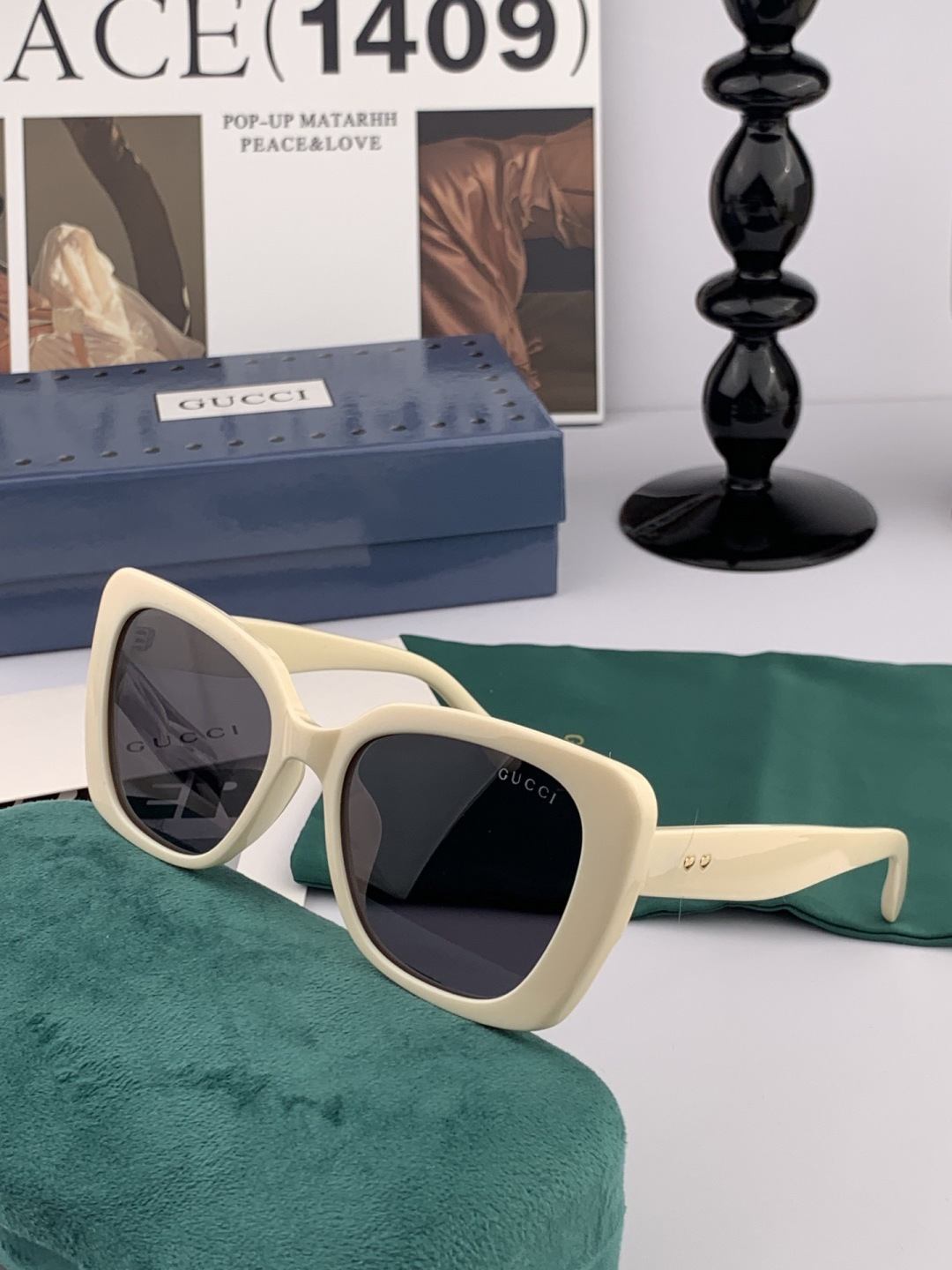 🔺GUCCI🔻古驰 GG圆框太阳镜 完美品质 🎓独特设计 适合各种脸型 亮相时装周 超时尚百搭 实物精致