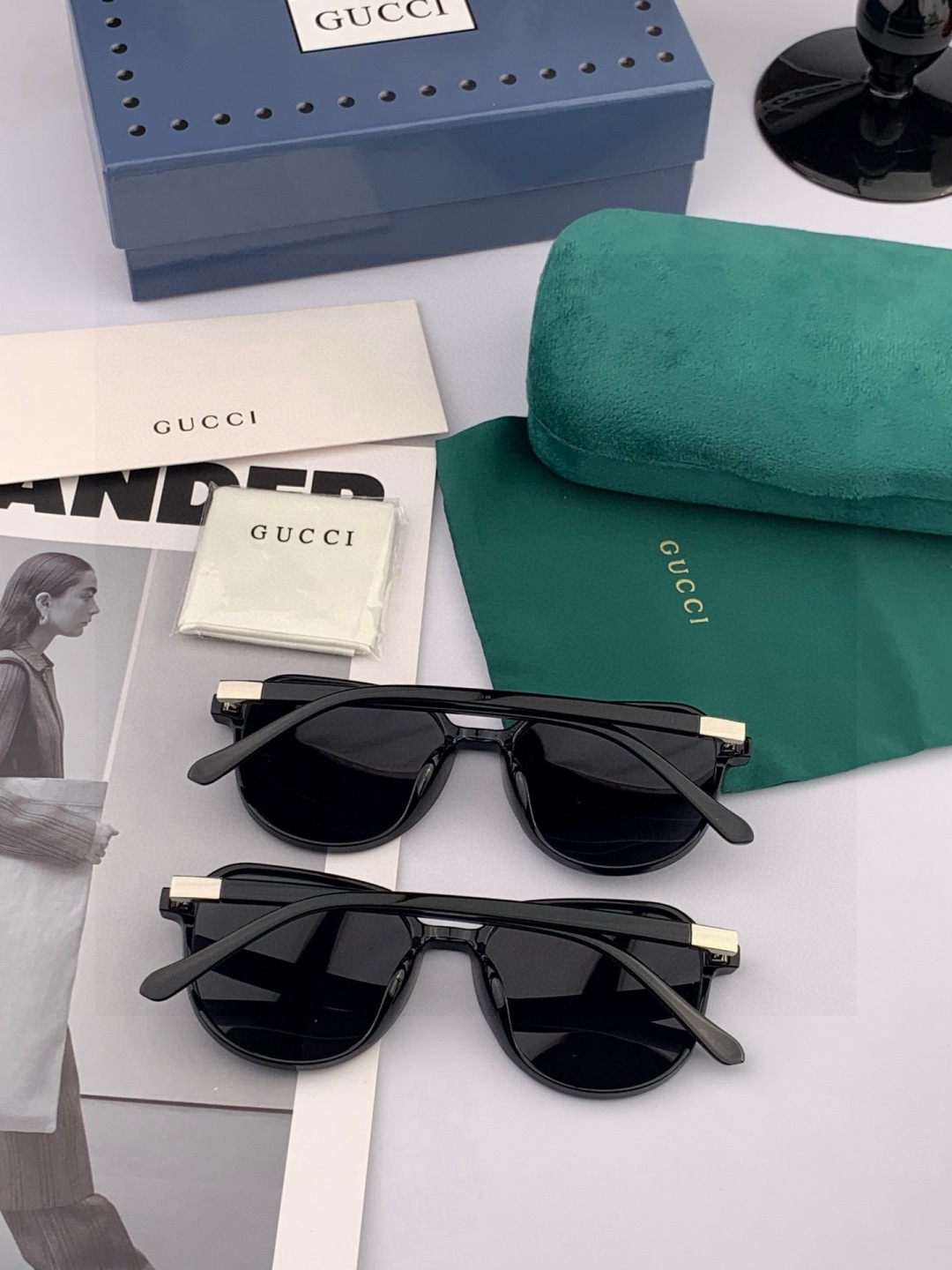 超好看 潮酷【GUCCI】古驰 新款款太阳镜以独特魅力和前卫风格诠释春夏最新眼镜，以方框设计，中梁连体质