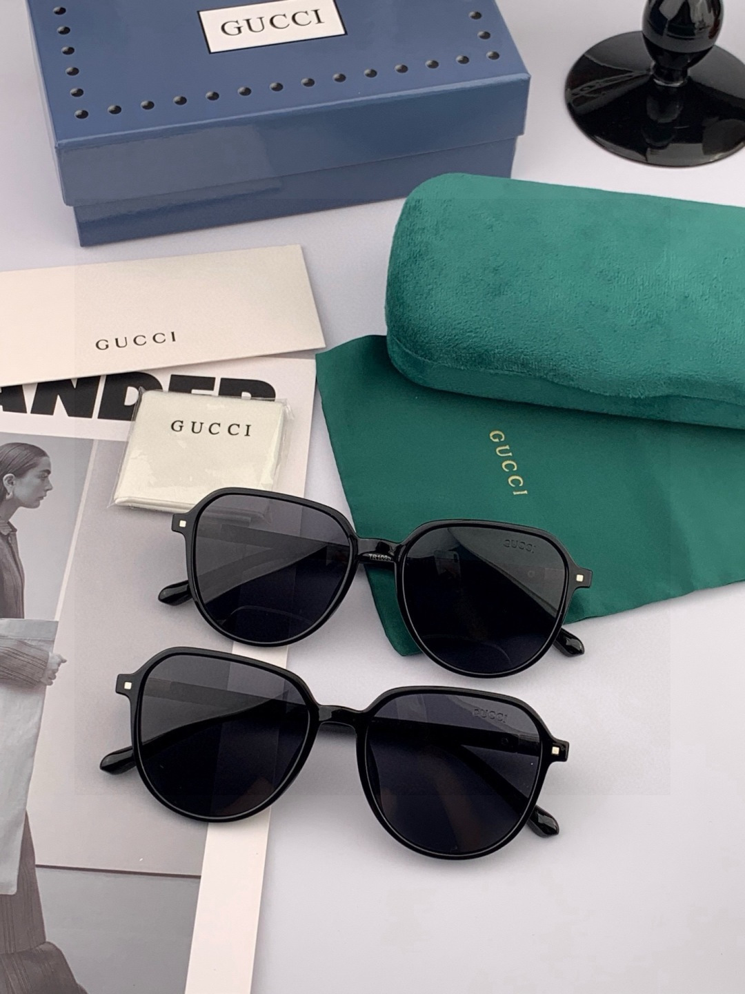 超好看 潮酷【GUCCI】古驰 新款款太阳镜以独特魅力和前卫风格诠释春夏最新眼镜，以方框设计，中梁连体质