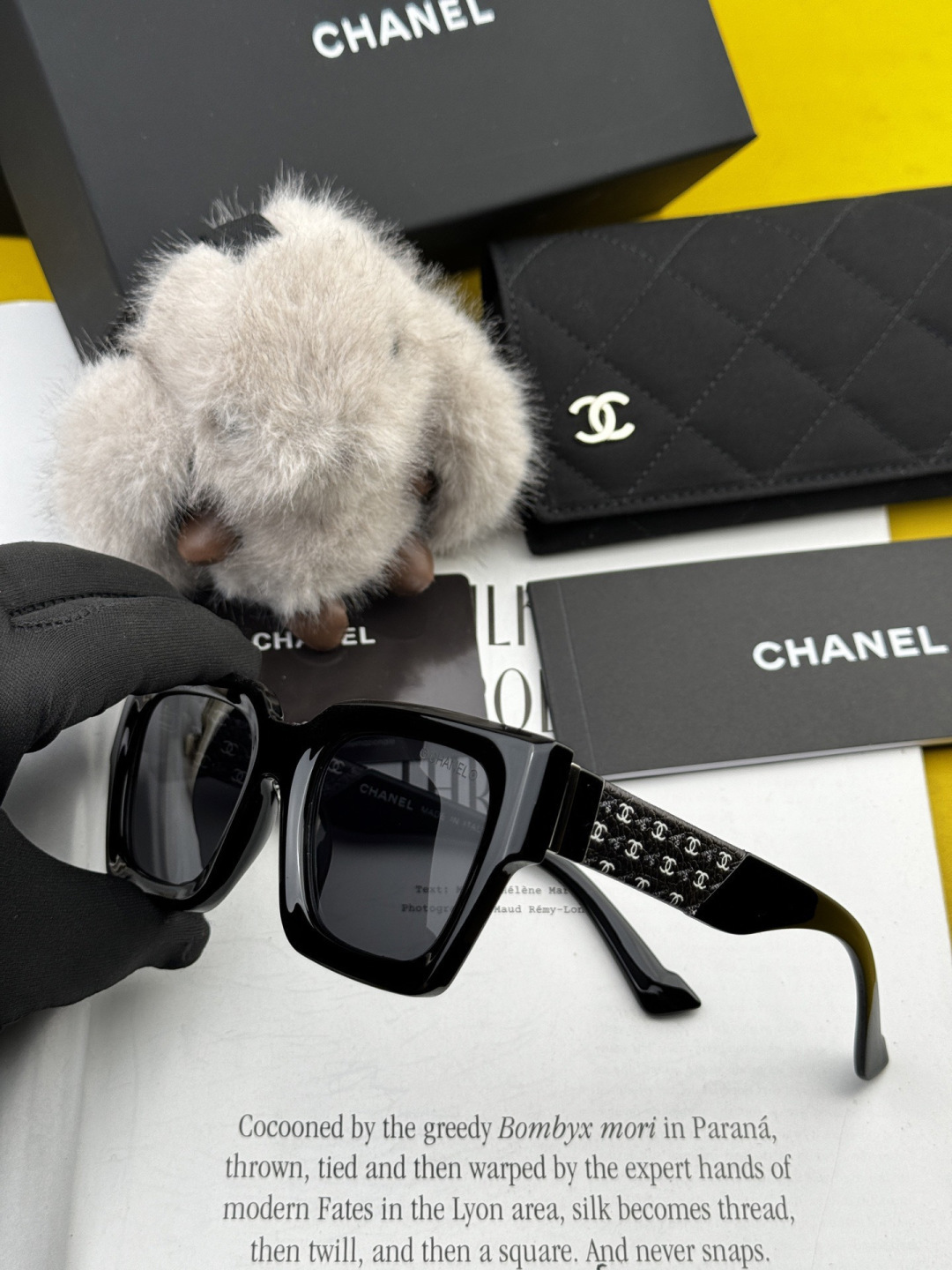 Chanel大框太阳镜墨镜 经典的方框设计，不挑脸型，无论搭配大衣还是连衣裙都非常显气质偏光镜片预防紫外