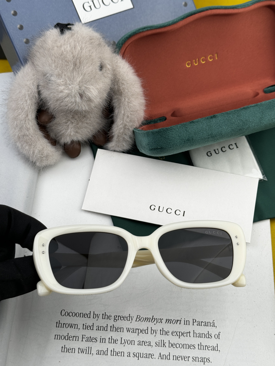 🔺 【GUCCI】开春新款 潮流爆款 时尚方框偏光太阳镜 高品质 佩戴舒适 网红潮款墨镜 型号：G590