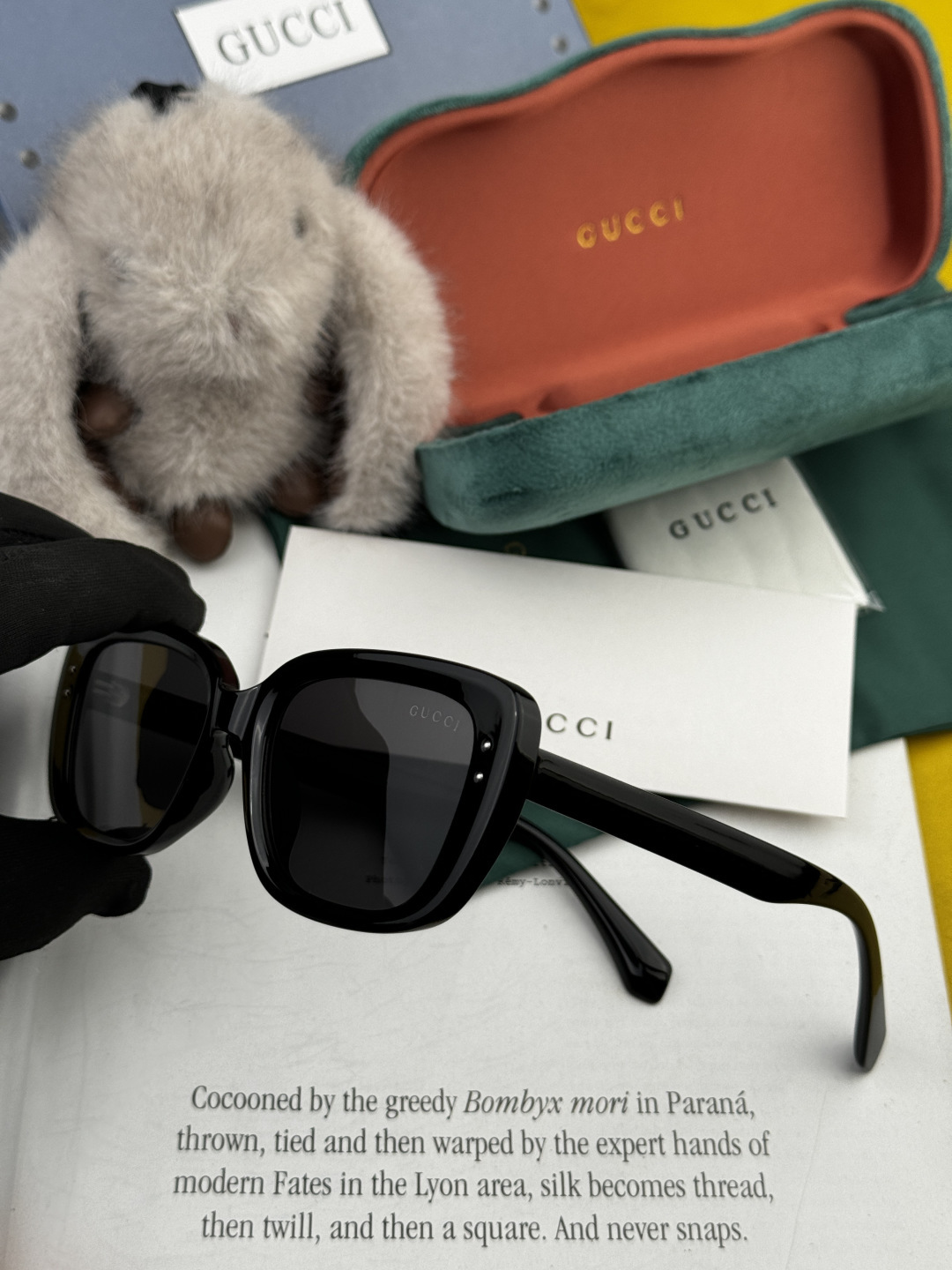 🔺 【GUCCI】开春新款 潮流爆款 时尚方框偏光太阳镜 高品质 佩戴舒适 网红潮款墨镜 型号：G590