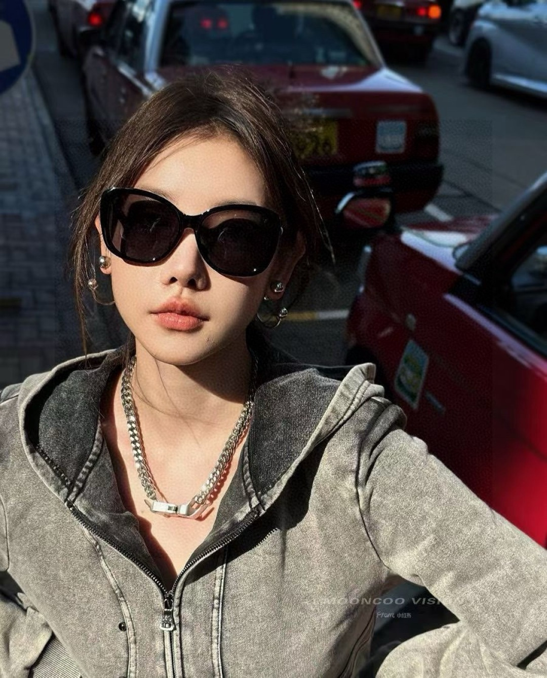 【CHANEL】香奈儿 新款潮流爆款 时尚方框太阳镜 佩戴舒适 网红潮款墨镜 女士高清加厚偏光太阳镜🕶️