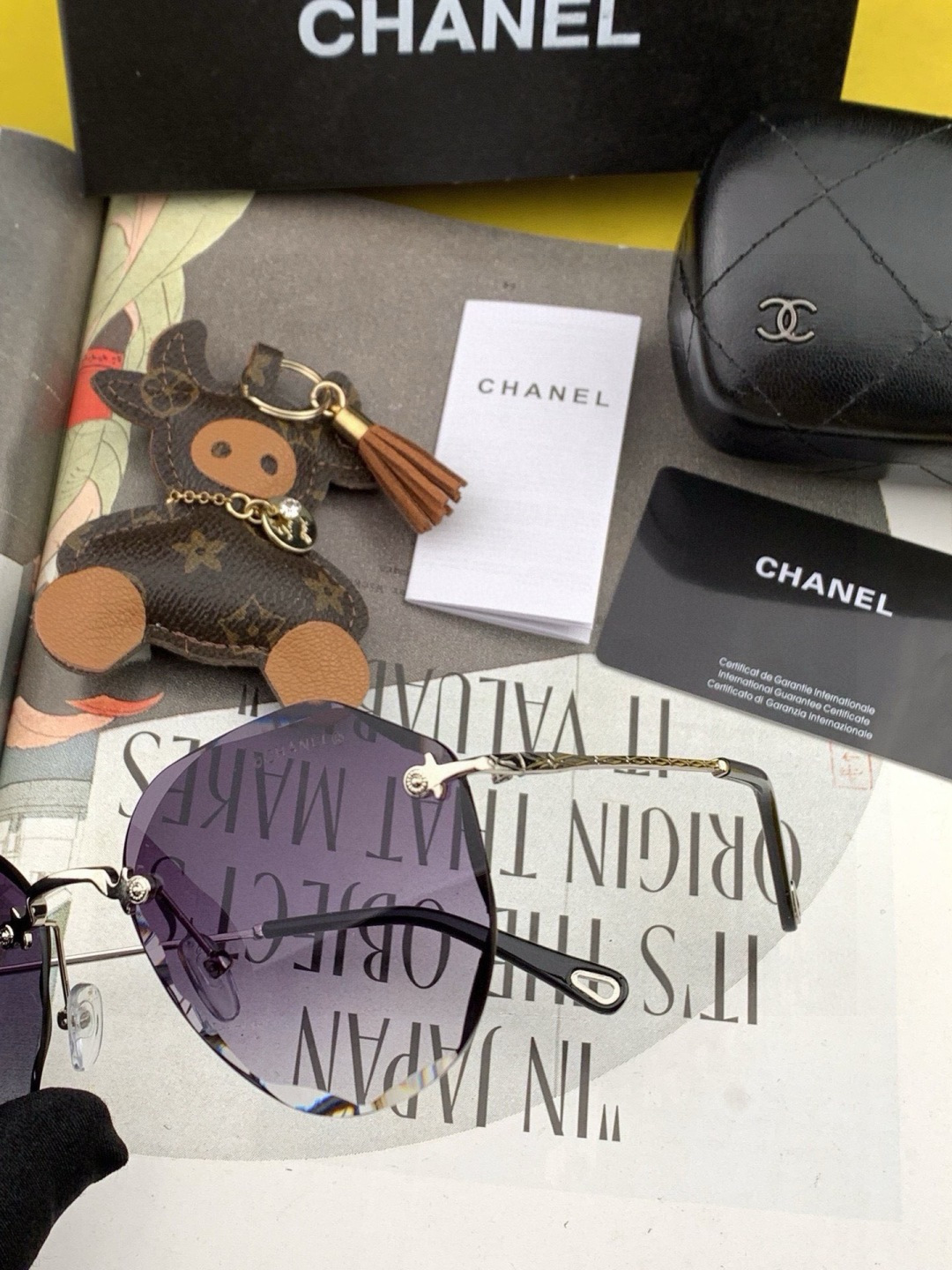 CHANE 香奈儿🌋☔️时尚无框太阳镜镜片 顶级奢侈品[强] 高品质[胜利][亲亲]🍦🍨 [得意] 气质