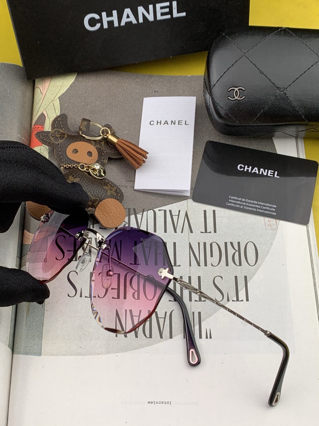 CHANE 香奈儿🌋☔️时尚无框太阳镜镜片 顶级奢侈品[强] 高品质[胜利][亲亲]🍦🍨 [得意] 气质