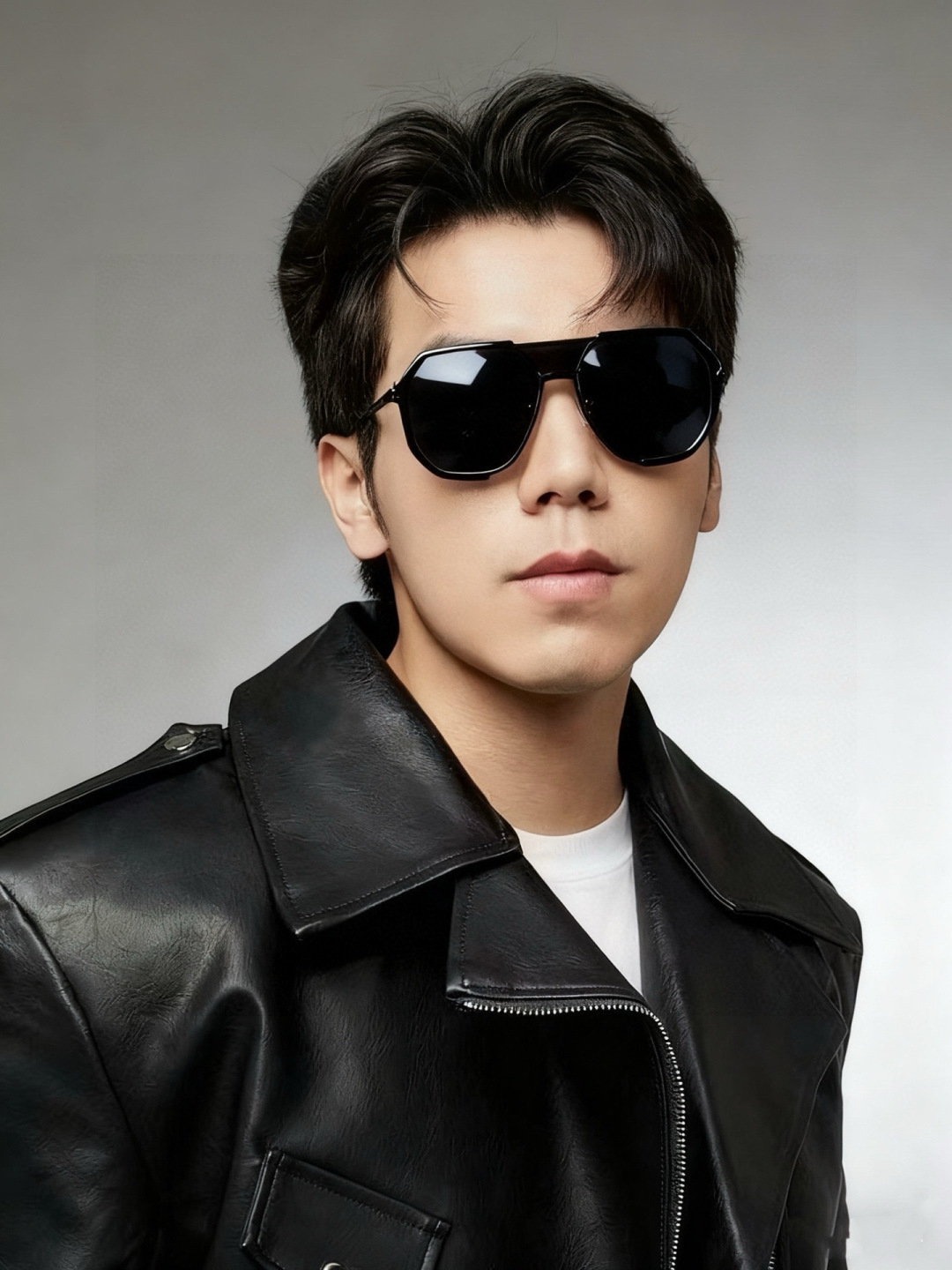 Gucci古奇 新款连体驶驾镜墨镜出行必众备多明星同款 太阳镜 男女太士阳镜飞行 型号：G011