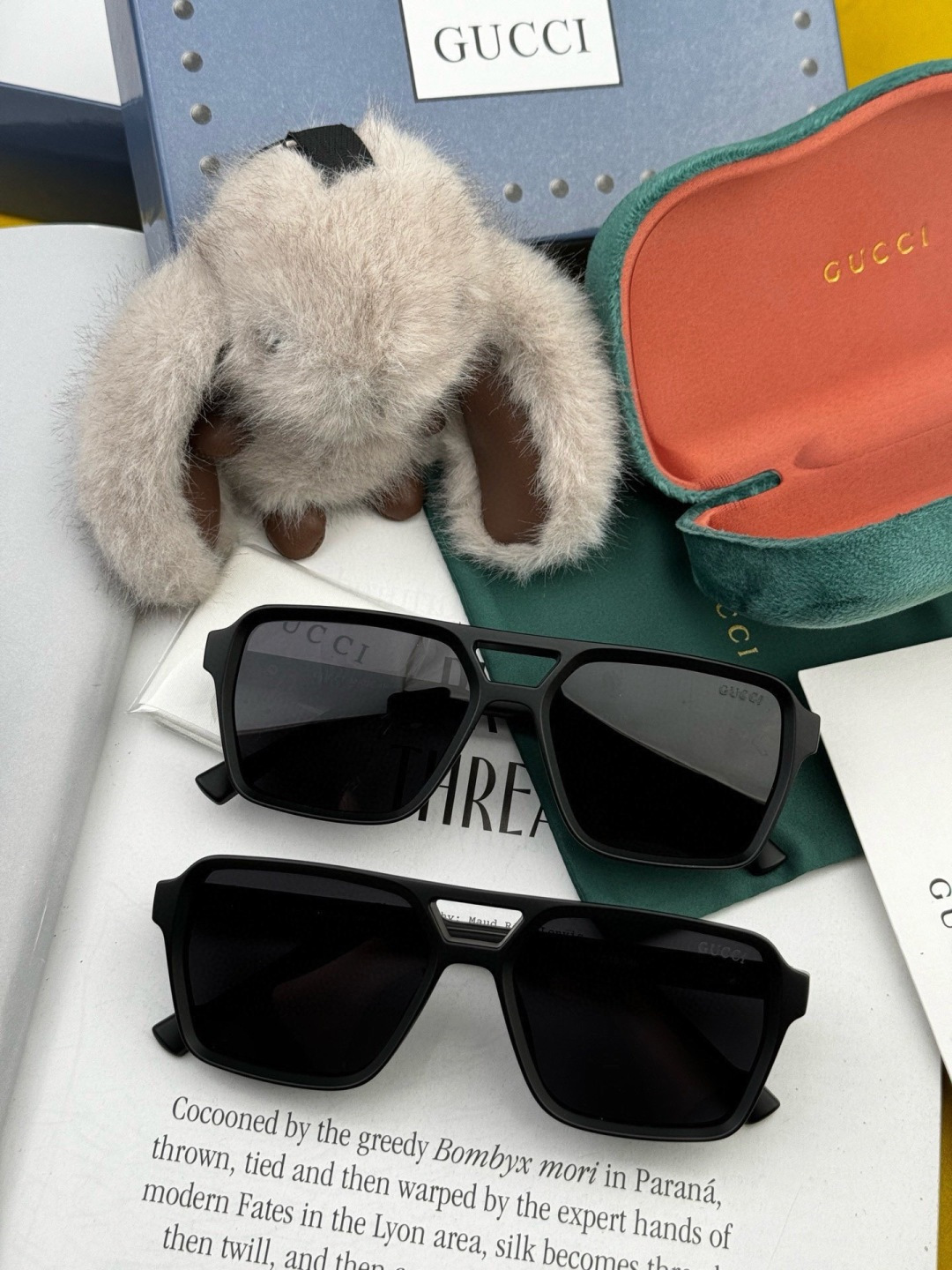 超好看 潮酷【GUCCI】古驰 新款款太阳镜以独特魅力和前卫风格诠释春夏最新眼镜，以方框设计，中梁连体质