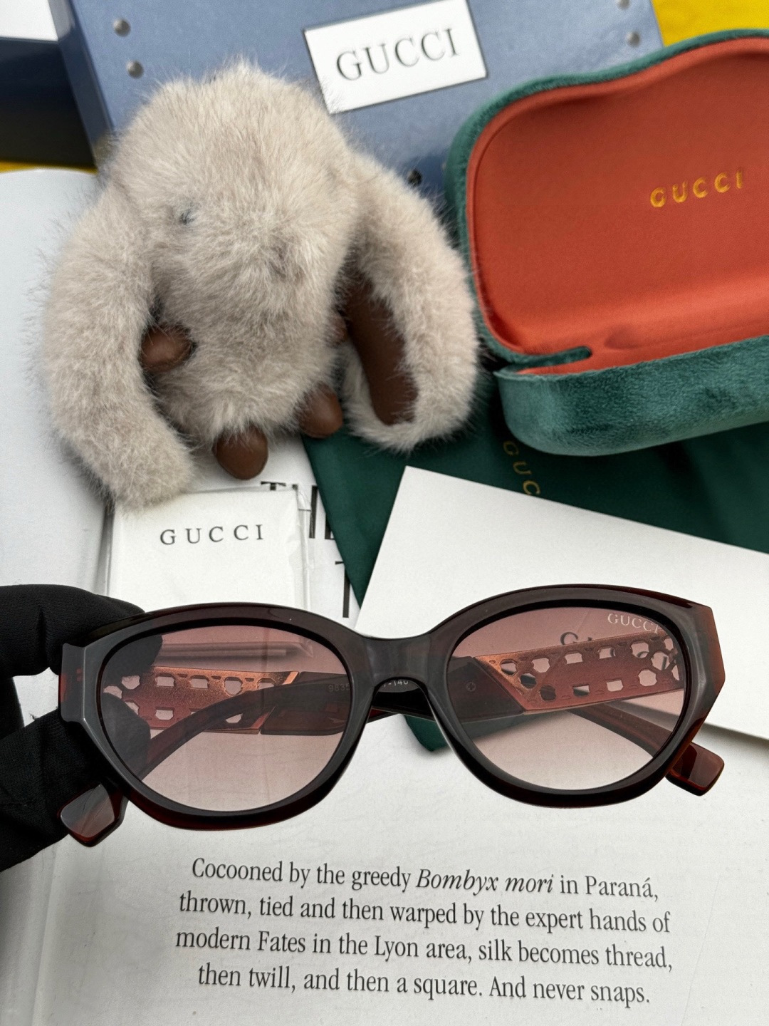 🔺 【GUCCI】开春新款 潮流爆款 时尚小框太阳镜 高品质 佩戴舒适 网红潮款墨镜 型号：G5983