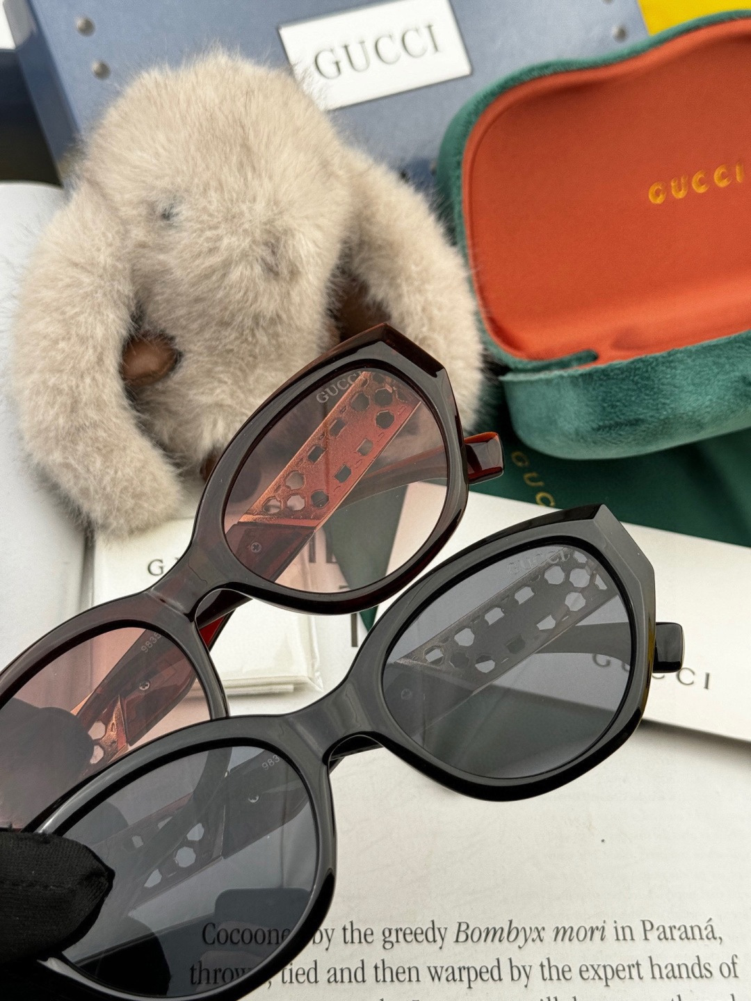 🔺 【GUCCI】开春新款 潮流爆款 时尚小框太阳镜 高品质 佩戴舒适 网红潮款墨镜 型号：G5983