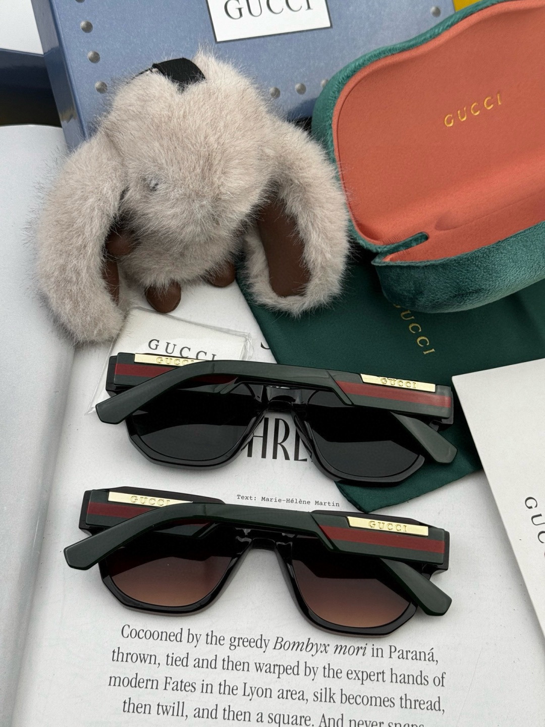 🔺 【GUCCI】开春新款 潮流爆款 时尚方框太阳镜 高品质 佩戴舒适 网红潮款墨镜 型号：G0232