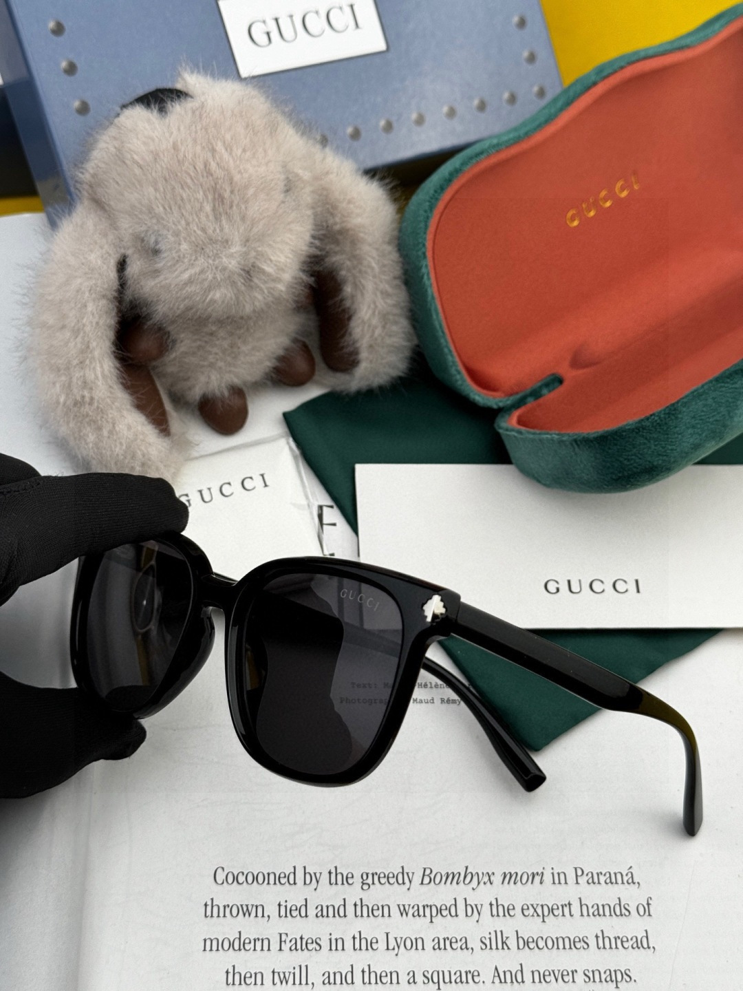 🔺 【GUCCI-偏光太阳镜】开春新款 潮流爆款 时尚圆框偏光太阳镜 高品质 佩戴舒适 网红潮款墨镜 女