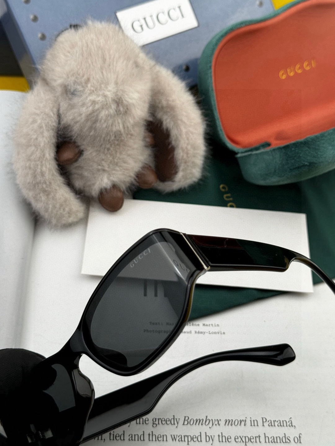 🔺 【GUCCI】开春新款 潮流爆款 时尚方框偏光太阳镜 高品质 佩戴舒适 网红潮款墨镜 女士高清尼龙偏