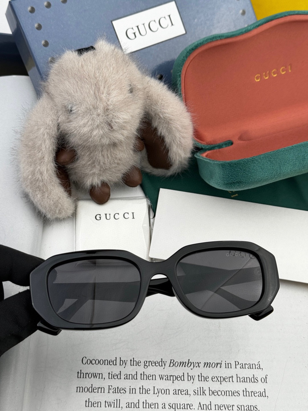 🔺 【GUCCI-偏光太阳镜】开春新款 潮流爆款 时尚小框偏光太阳镜 高品质 佩戴舒适 网红潮款墨镜 女