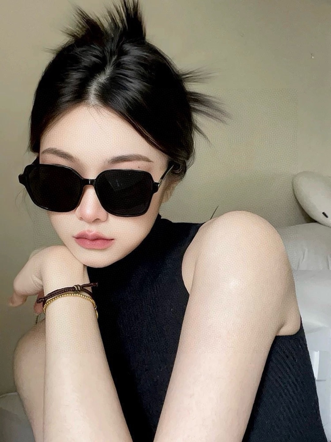 🔺GUCCI🔻古驰 GG圆框太阳镜 完美品质 🎓独特设计  适合各种脸型 亮相时装周 超时尚百搭 实物精