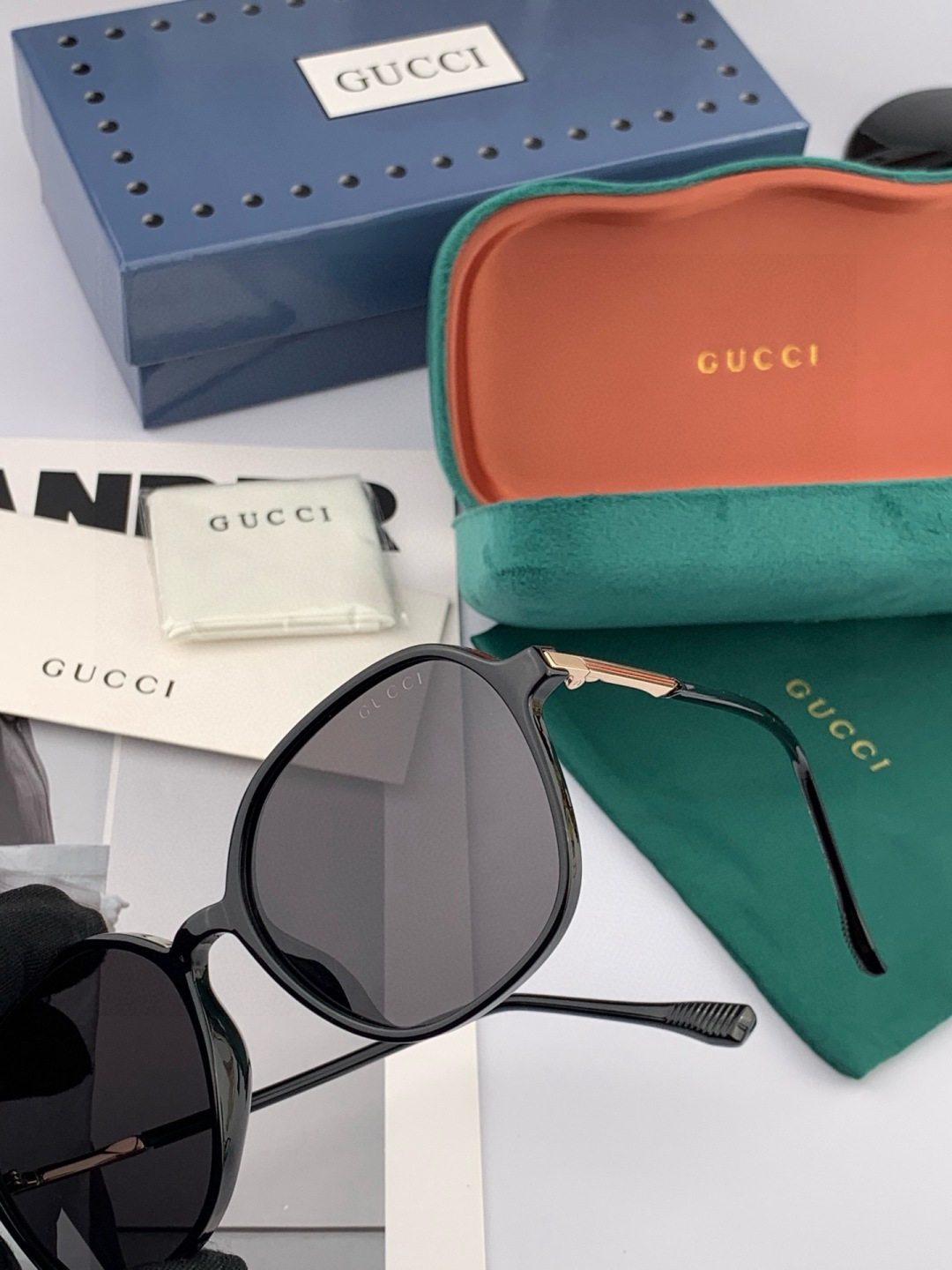 🔺GUCCI🔻古驰 GG圆框太阳镜 完美品质 🎓独特设计  适合各种脸型 亮相时装周 超时尚百搭 实物精