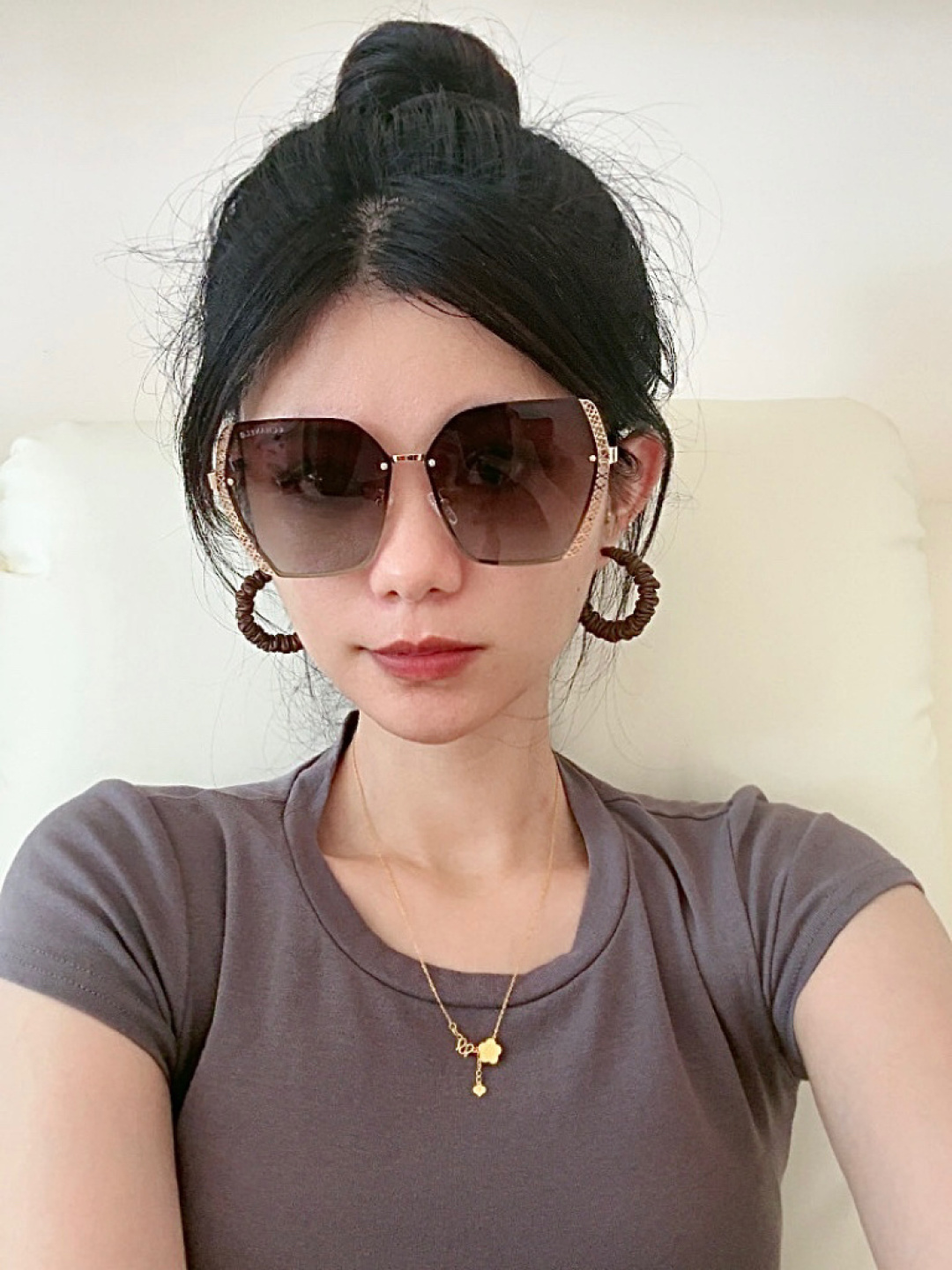 CHANE 香奈儿🌋☔️时尚无框太阳镜镜片 顶级奢侈品[强] 高品质[胜利][亲亲]🍦🍨 [得意] 气质