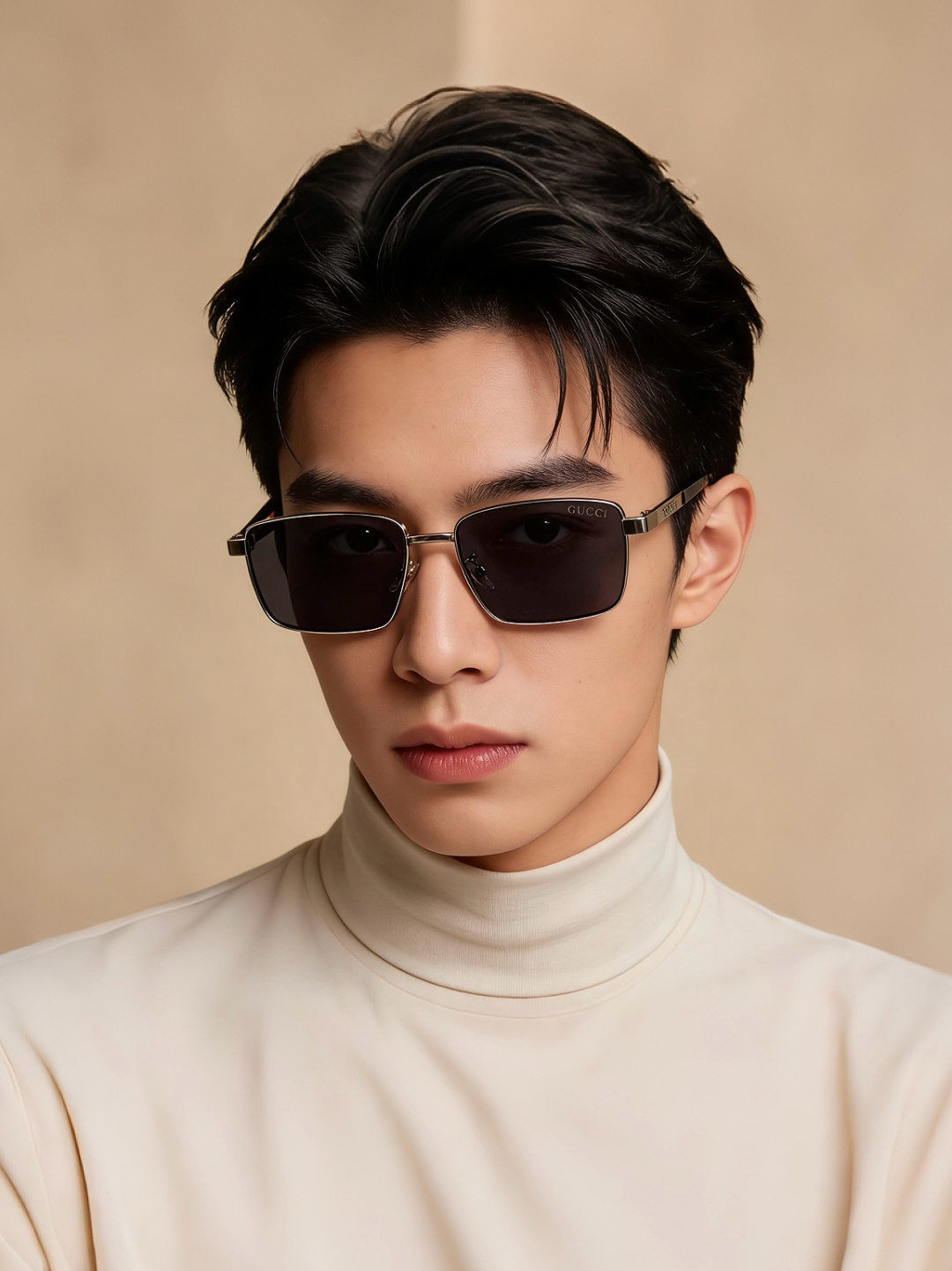 GUCC*。高品质男女款”太阳镜。 开车钓鱼都可。百搭显瘦墨镜韩版男士飞行员大框司机开车防紫外线太阳镜，