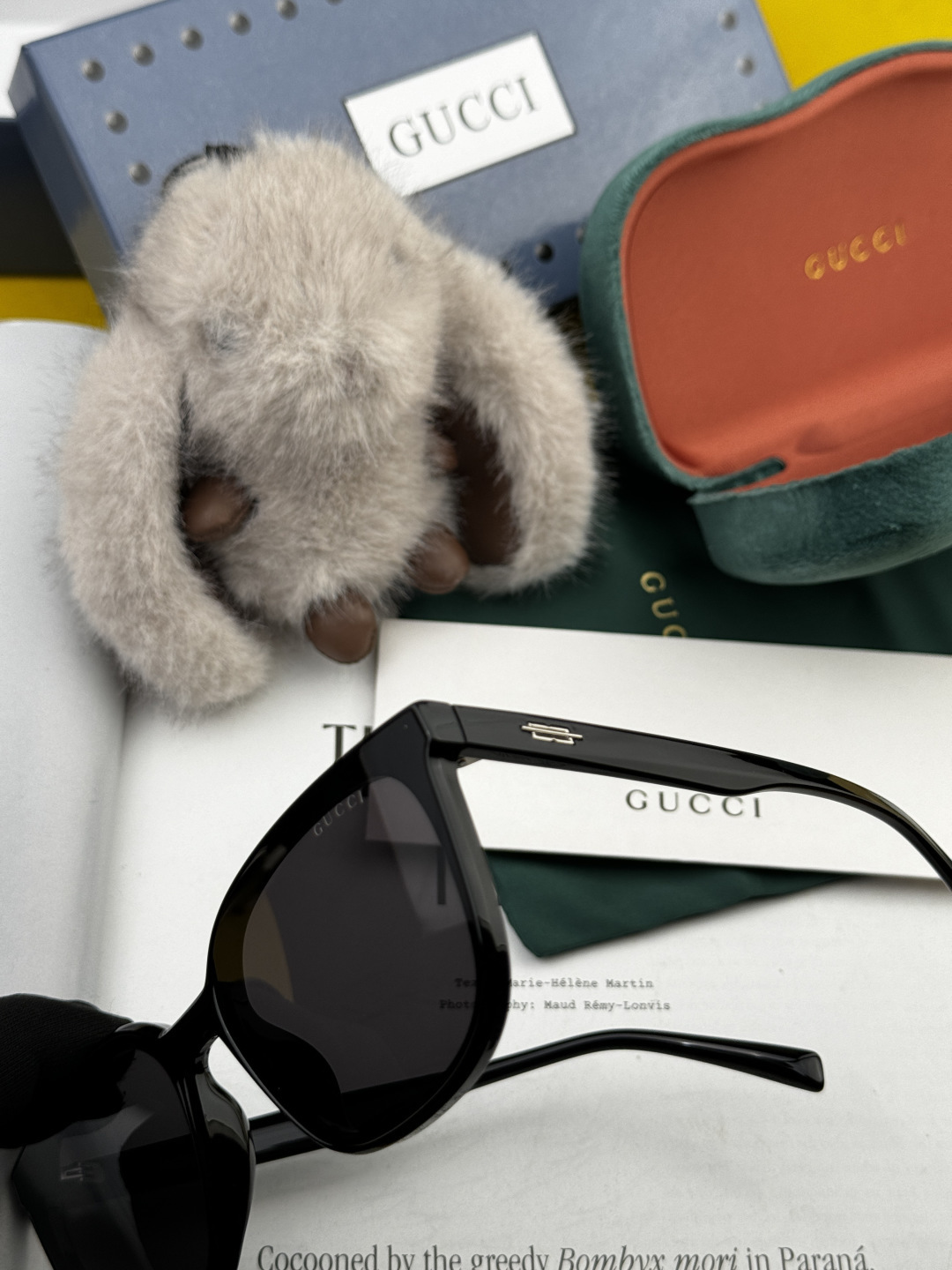 🔺 【GUCCI】开春新款 潮流爆款 时尚方框偏光太阳镜 高品质 佩戴舒适 网红潮款墨镜 女士高清尼龙偏