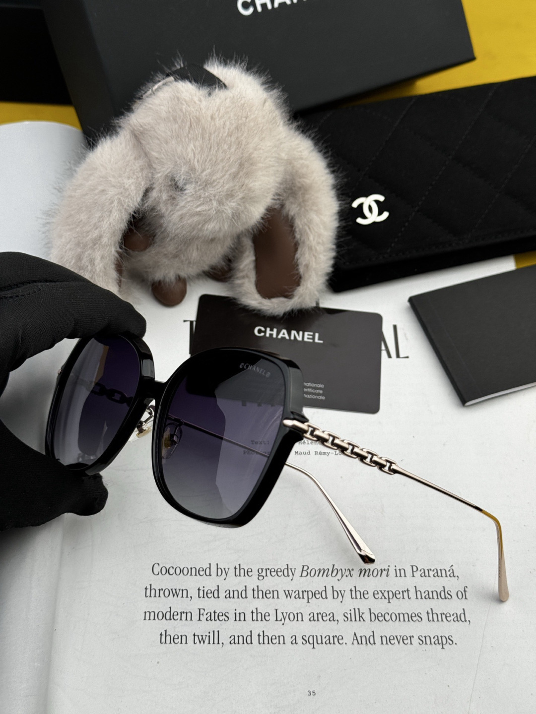 【CHANEL】香奈儿 新款潮流爆款 时尚方框太阳镜 佩戴舒适 网红潮款墨镜  女士高清加厚偏光太阳镜🕶