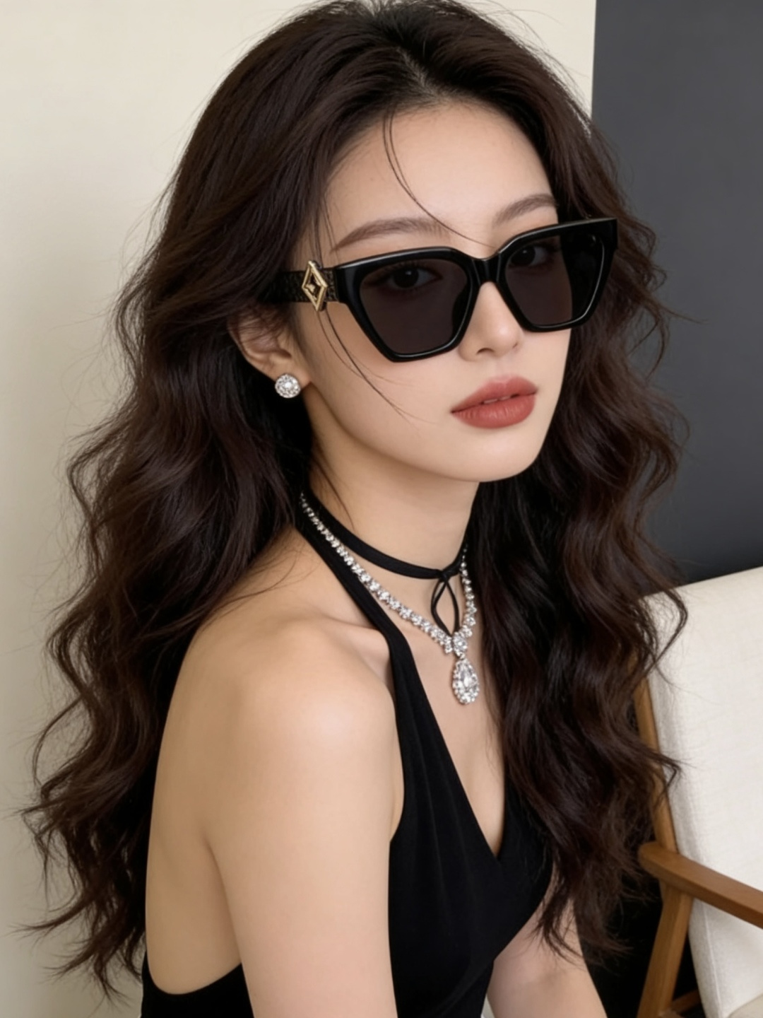 🔺 【芬迪】开春新款 潮流爆款 时尚方框太阳镜 高品质 佩戴舒适 网红潮款墨镜 女士高清太阳镜🕶️ 🎉高