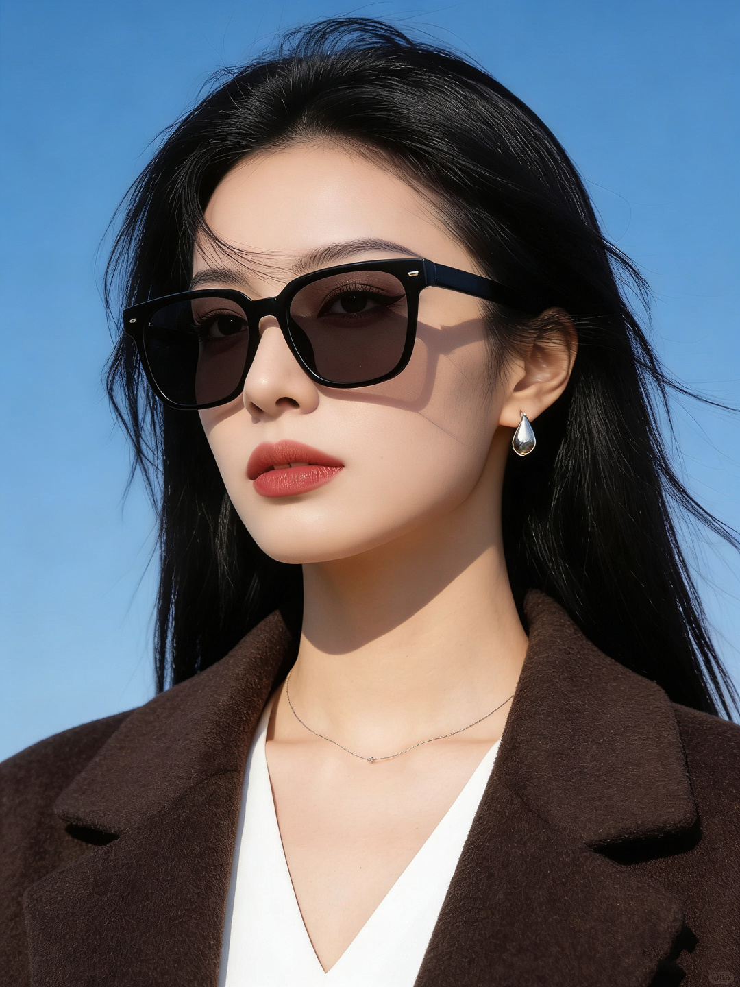 GUCCI  新款偏光太眼镜，情侣款时尚方框太阳镜佩戴舒适网红潮流款墨镜，大气女人范儿，大脸小脸都好看 