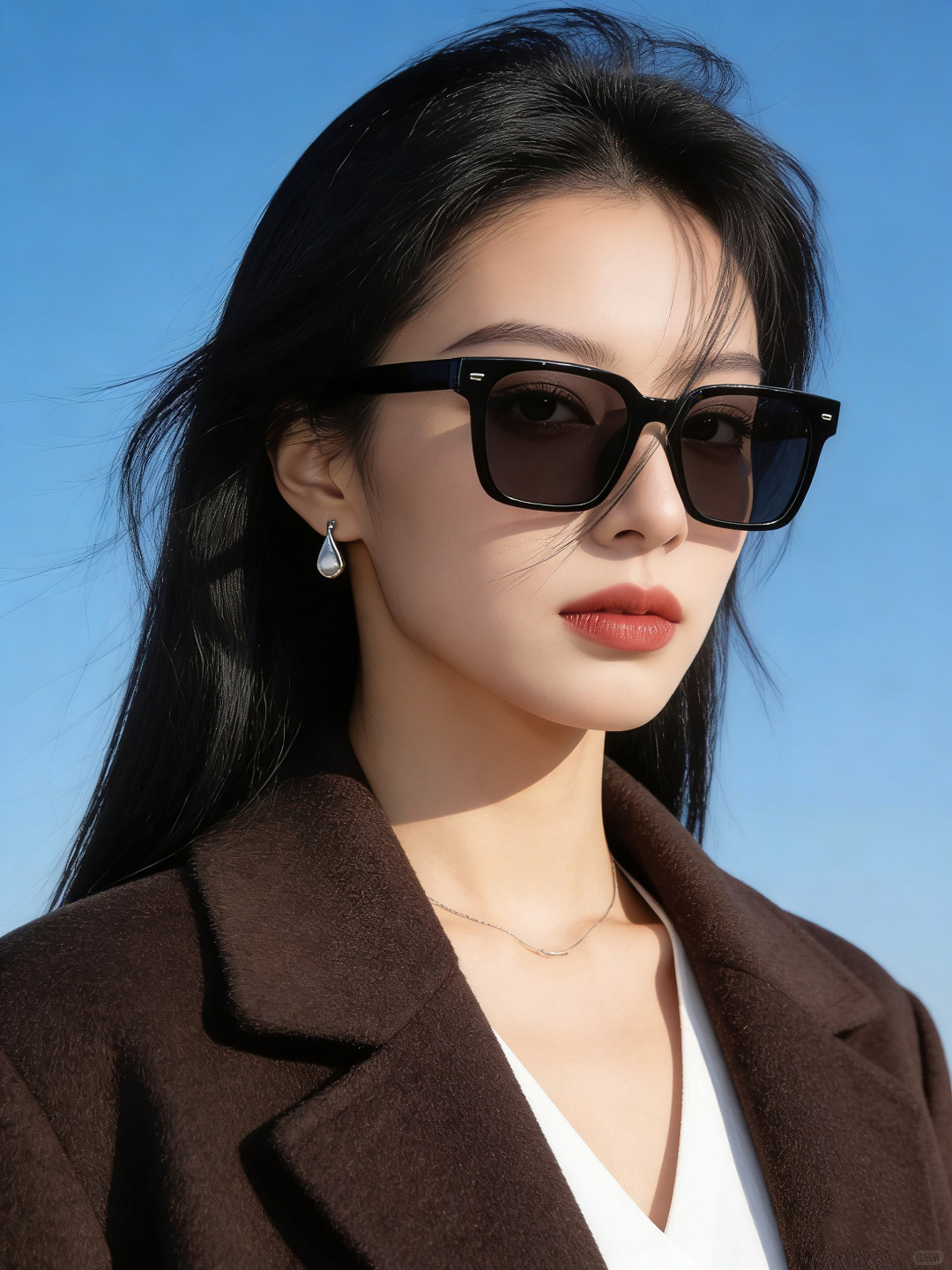 GUCCI  新款偏光太眼镜，情侣款时尚方框太阳镜佩戴舒适网红潮流款墨镜，大气女人范儿，大脸小脸都好看 