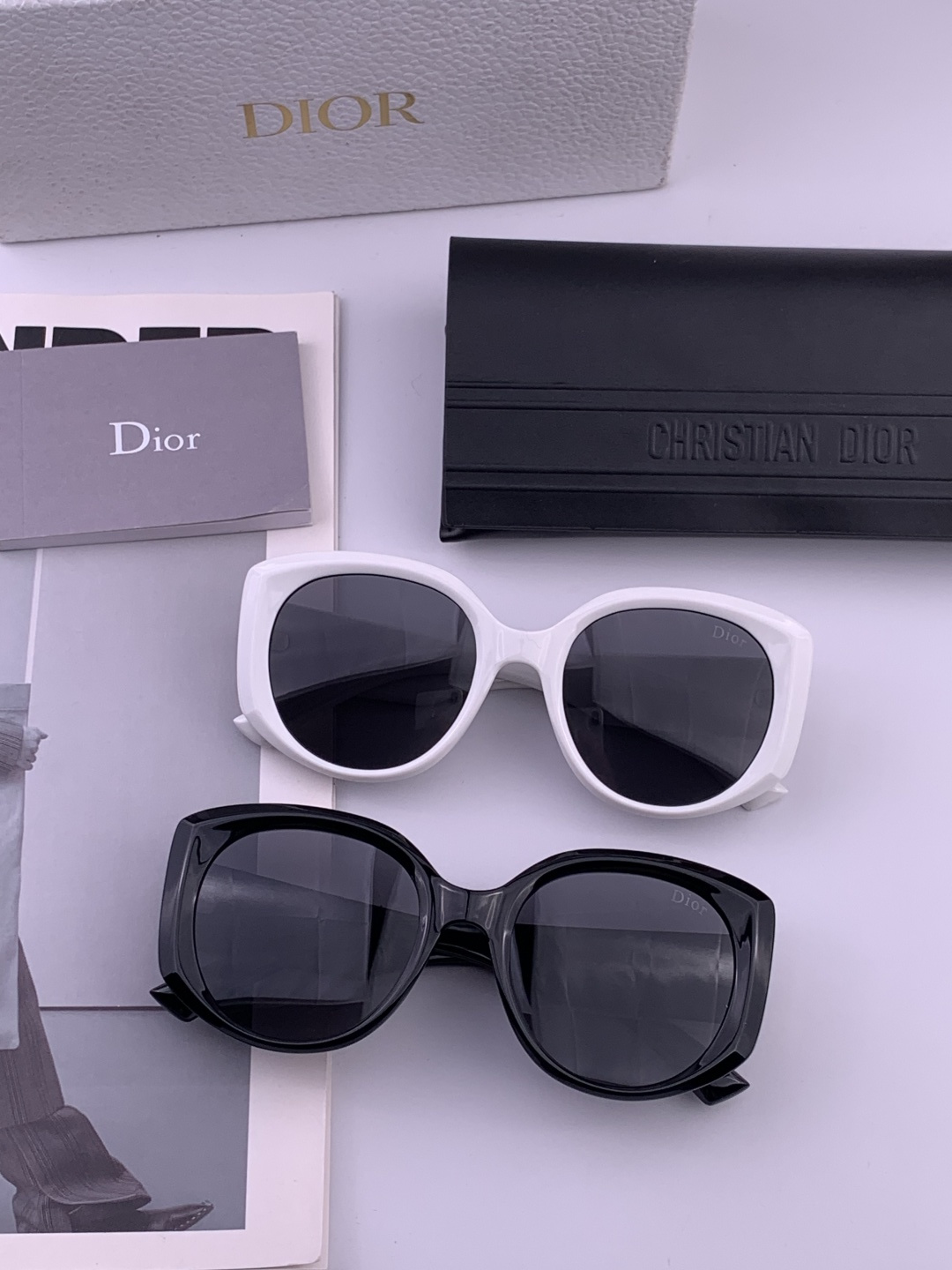 【DIOR】新款潮流爆款 时尚方框太阳镜 佩戴舒适 网红潮款墨镜  女士高清加厚偏光太阳镜🕶️ 🎉高品质