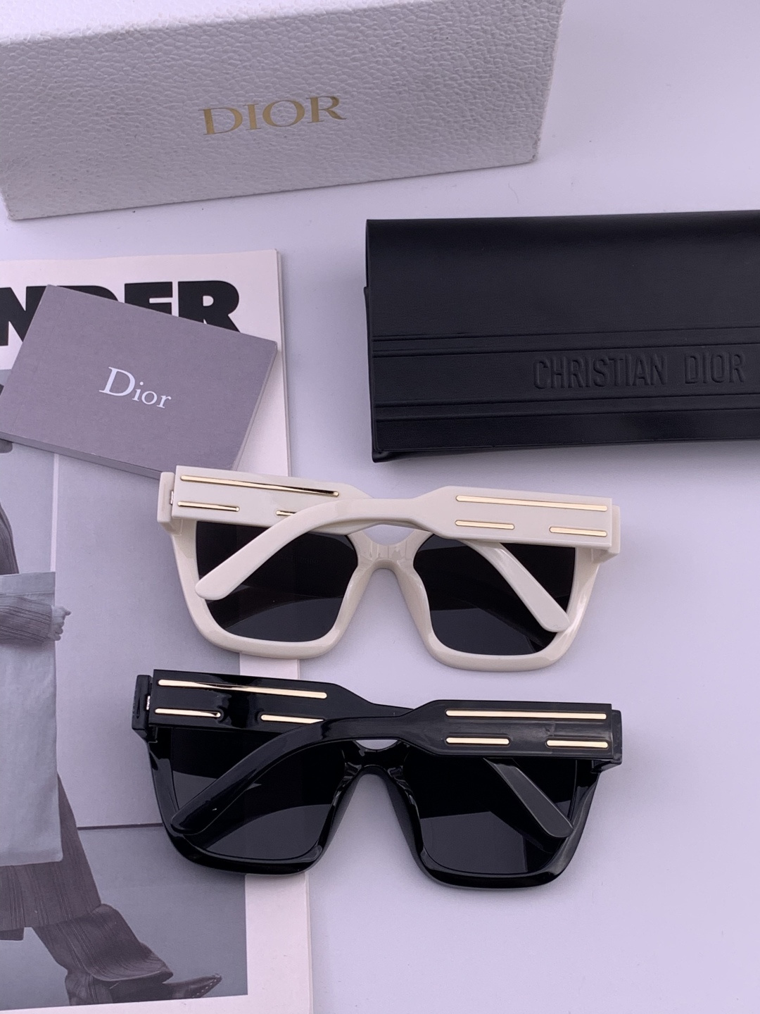 【DIOR】新款潮流爆款 时尚方框太阳镜 佩戴舒适 网红潮款墨镜  女士高清加厚偏光太阳镜🕶️ 🎉高品质