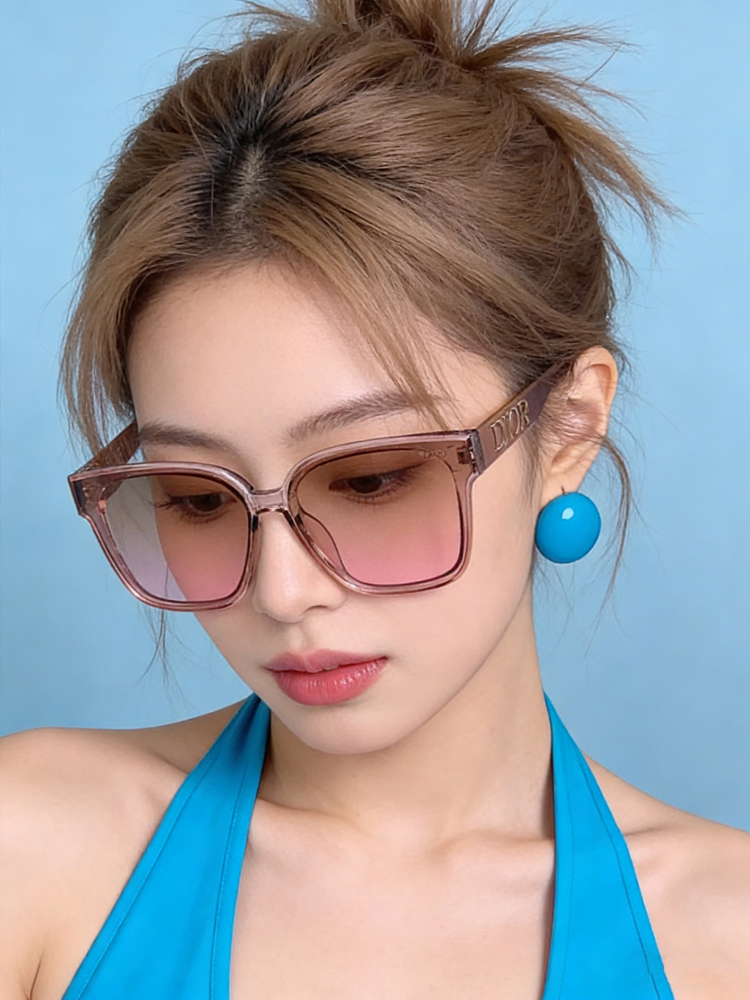 🔺 【DIOR-迪奥】开春新款 潮流爆款 时尚方框太阳镜 高品质 佩戴舒适 网红潮款墨镜 型号：D689