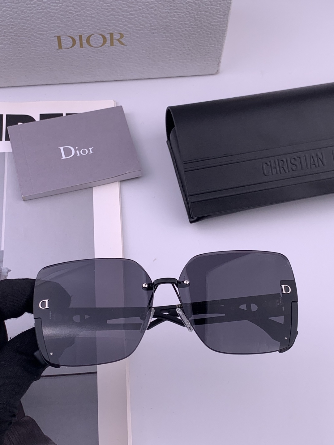 🔺 【DIOR-迪奥】开春新款 潮流爆款 时尚方框太阳镜 高品质 佩戴舒适 网红潮款墨镜 女士高清太阳镜