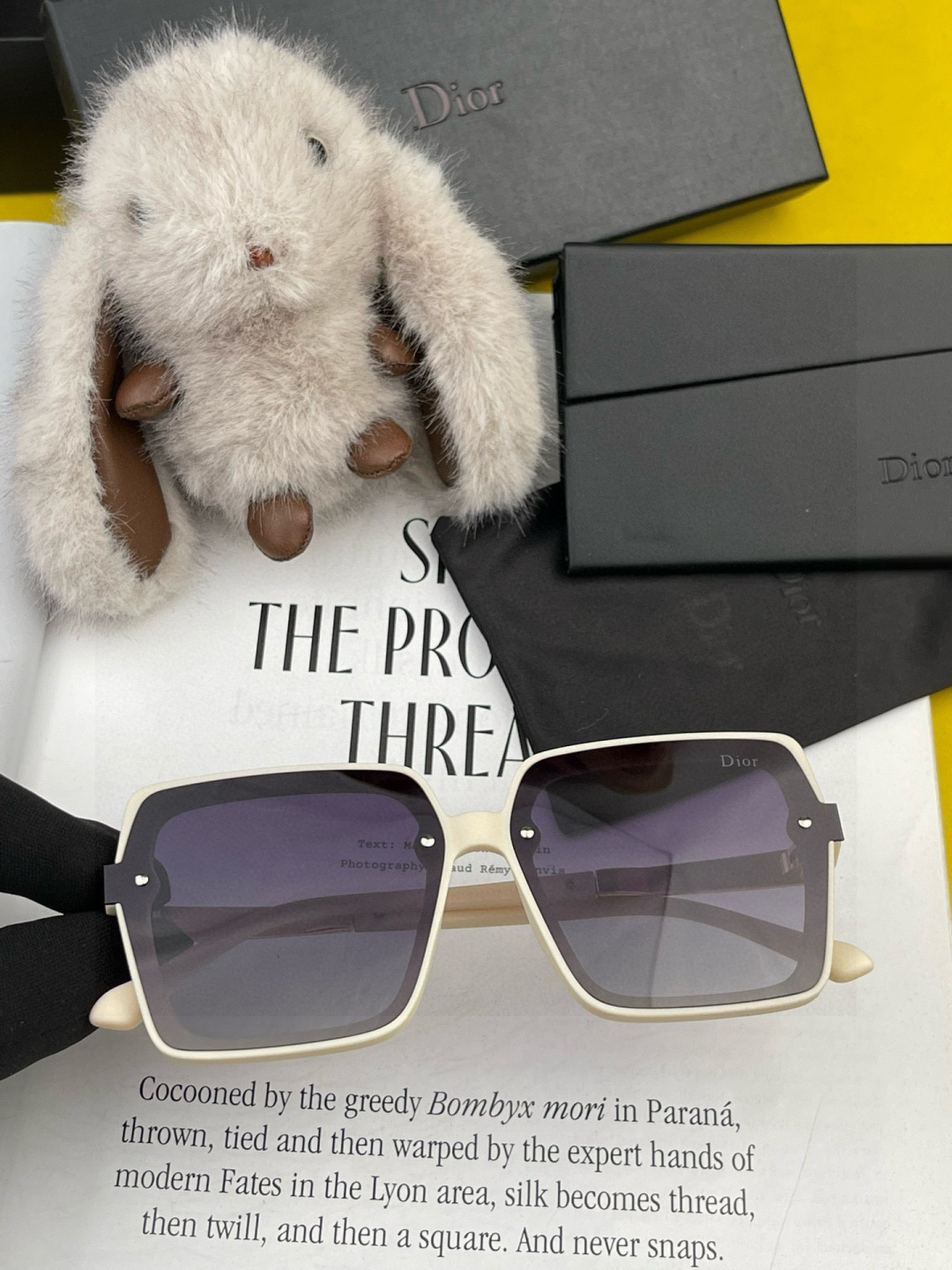 🔺 【DIOR-迪奥】开春新款 潮流爆款 时尚方框偏光太阳镜 高品质 佩戴舒适 网红潮款墨镜 女士高清偏