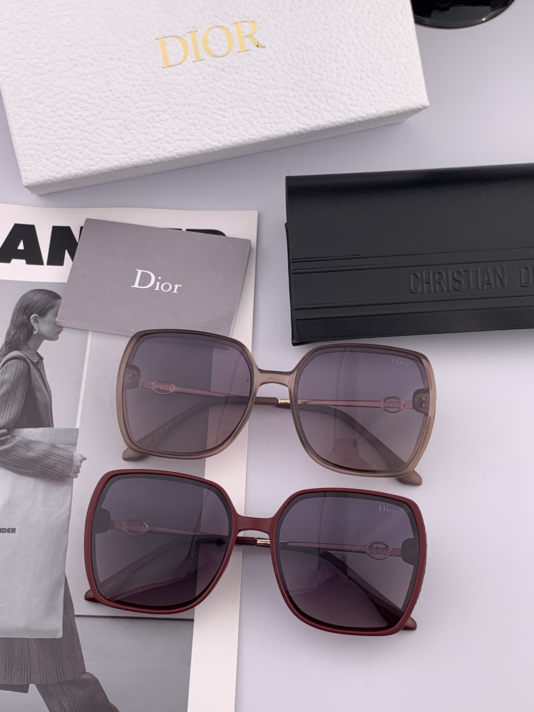 TR版本-偏光【独家大牌太阳镜无滤镜‼实拍上架 Dior官网最新发布新款太阳镜🕶，注意⚠我们是高清镜片，