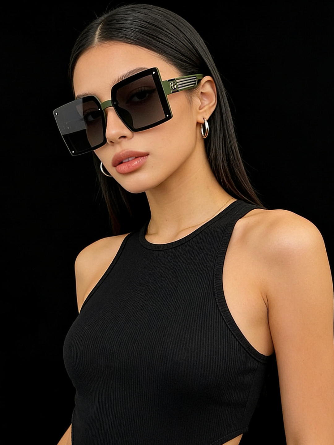 🔺 【DIOR-迪奥】开春新款 潮流爆款 时尚方框偏光太阳镜 高品质 佩戴舒适 网红潮款墨镜 型号：D1