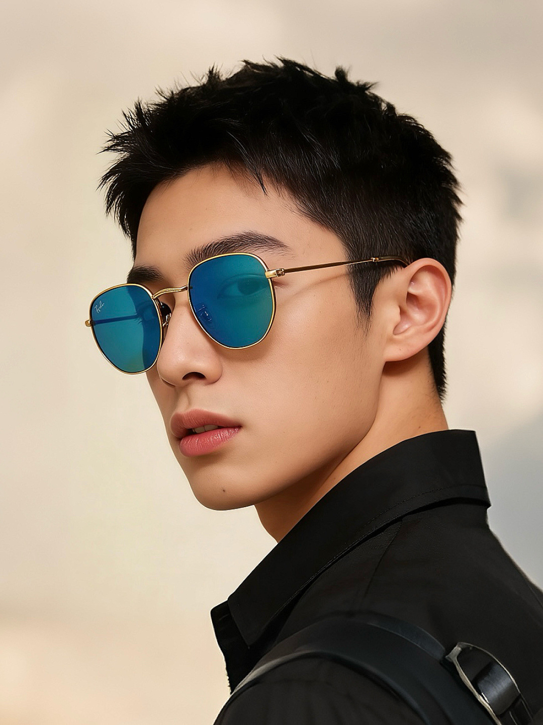 官方同步 品牌:雷朋经典男女士玻璃太阳镜 材质：美国宝丽来高清防爆钢化玻璃镜片 型号：RB8354