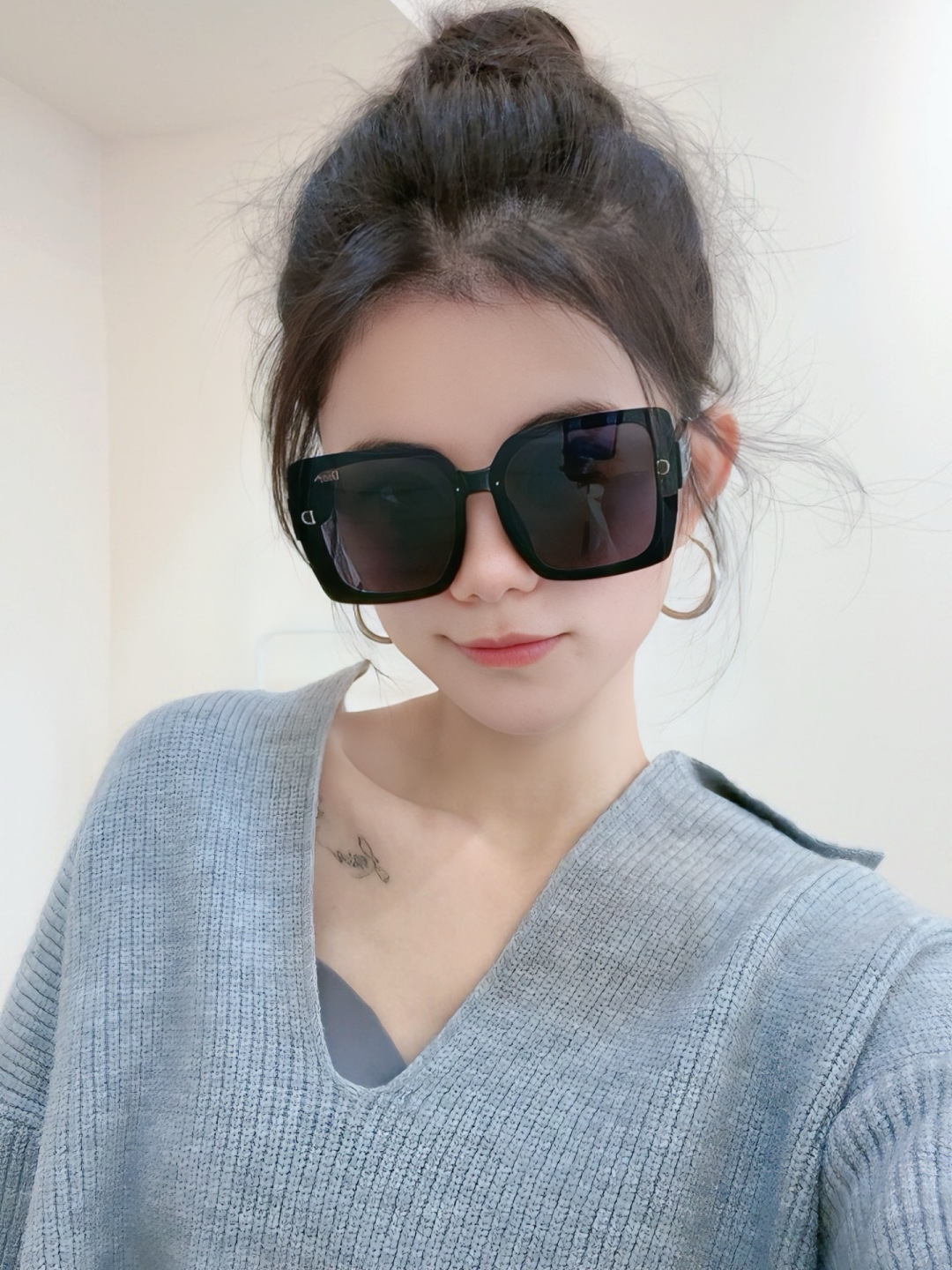 🔺 【DIOR-迪奥】开春新款 潮流爆款 时尚方框太阳镜 高品质 佩戴舒适 网红潮款墨镜 女士高清太阳镜