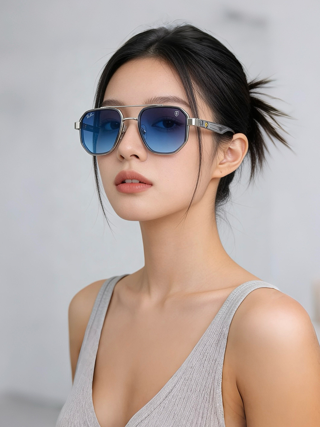 官方同步 品牌:雷朋经典男女士玻璃太阳镜 材质：美国宝丽来高清防爆钢化玻璃镜片 型号：RB630