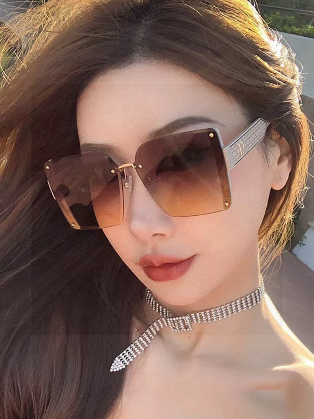 🔺 【DIOR-迪奥】开春新款 潮流爆款 时尚方框偏光太阳镜 高品质 佩戴舒适 网红潮款墨镜 女士高清尼