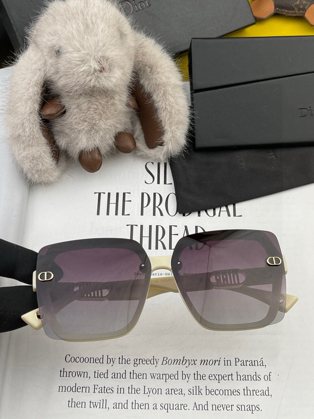 🔺 【DIOR-迪奥】开春新款 潮流爆款 时尚方框偏光太阳镜 高品质 佩戴舒适 网红潮款墨镜 女士高清偏