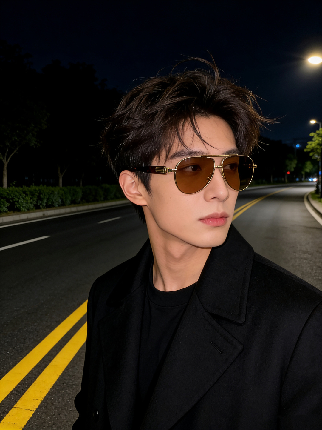 GUCC*。高品质男女款”太阳镜。 开车钓鱼都可。百搭显瘦墨镜韩版男士飞行员大框司机开车防紫外线太阳镜，