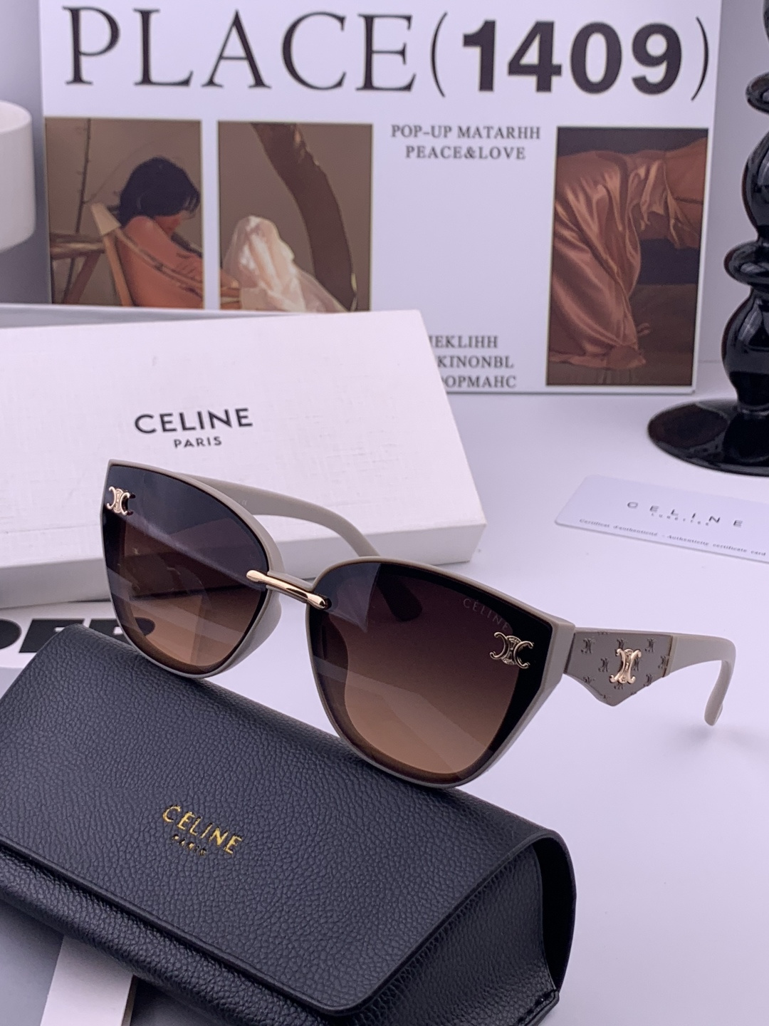 🌷🌷瑟琳新款到货🆕🆕[酷][酷]高品质 2⃣️色潮品[强][强]大框型太阳镜➕简约logo装饰！太阳镜，