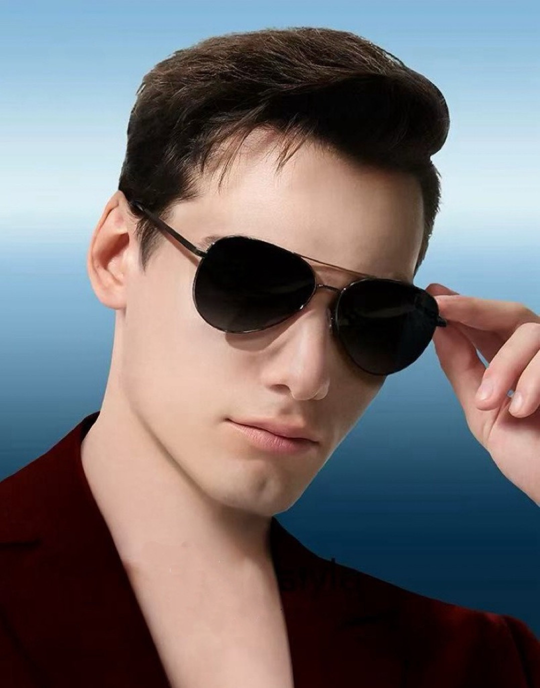 Gucci 。 高品质男女款墨镜 👍 进口宝丽来偏光镜片 。蛤蟆镜 开车钓鱼都可 。百搭显瘦墨镜韩版男士