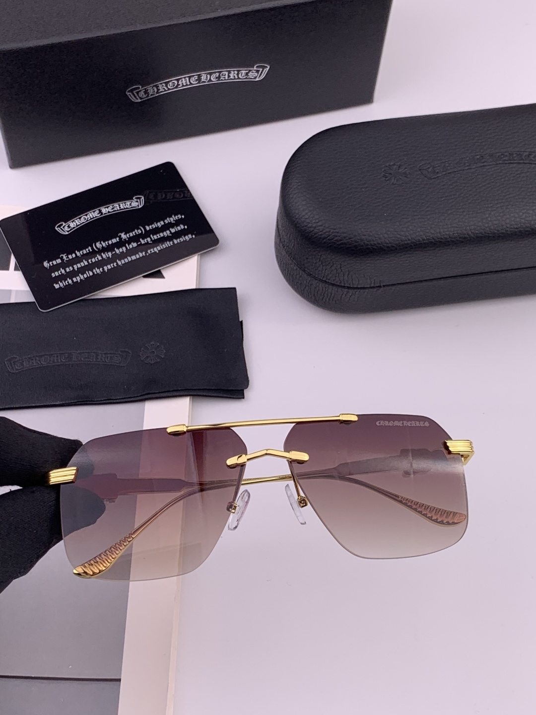 CHROME HEART 克罗心新款太阳眼镜 太阳镜墨镜 风镜设计理念！ KLX88892