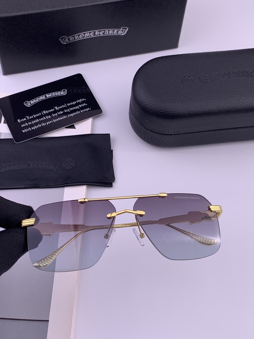 CHROME HEART 克罗心新款太阳眼镜 太阳镜墨镜 风镜设计理念！ KLX88892