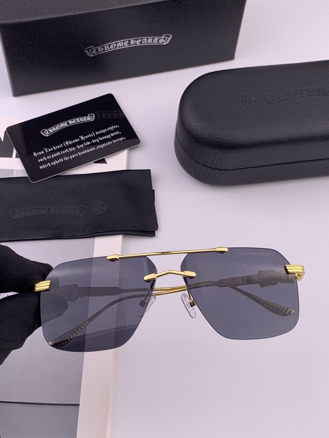 CHROME HEART 克罗心新款太阳眼镜 太阳镜墨镜 风镜设计理念！ KLX88892