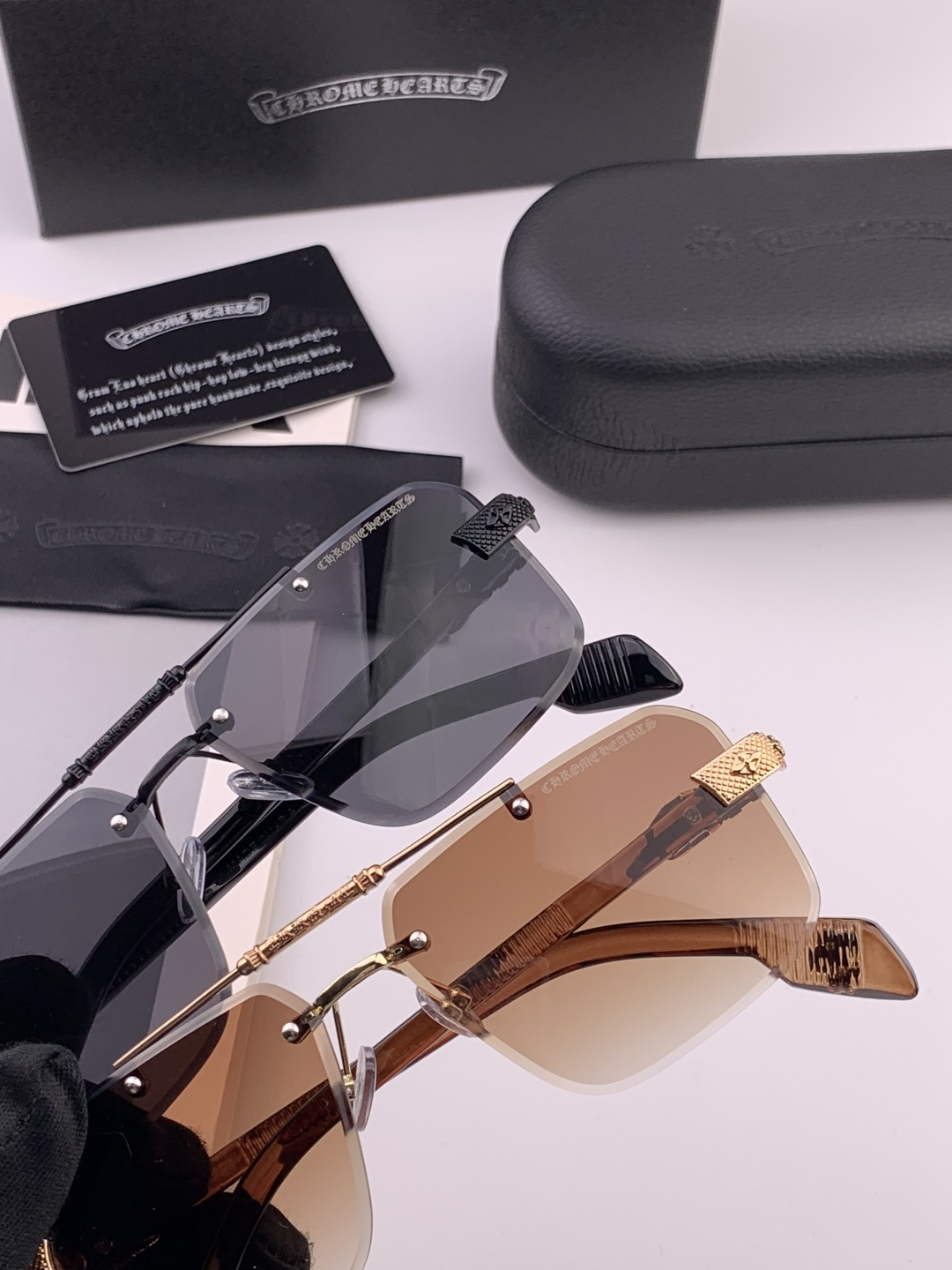 CHROME HEART 克罗心新款太阳眼镜 太阳镜墨镜 风镜设计理念！ KLX88892