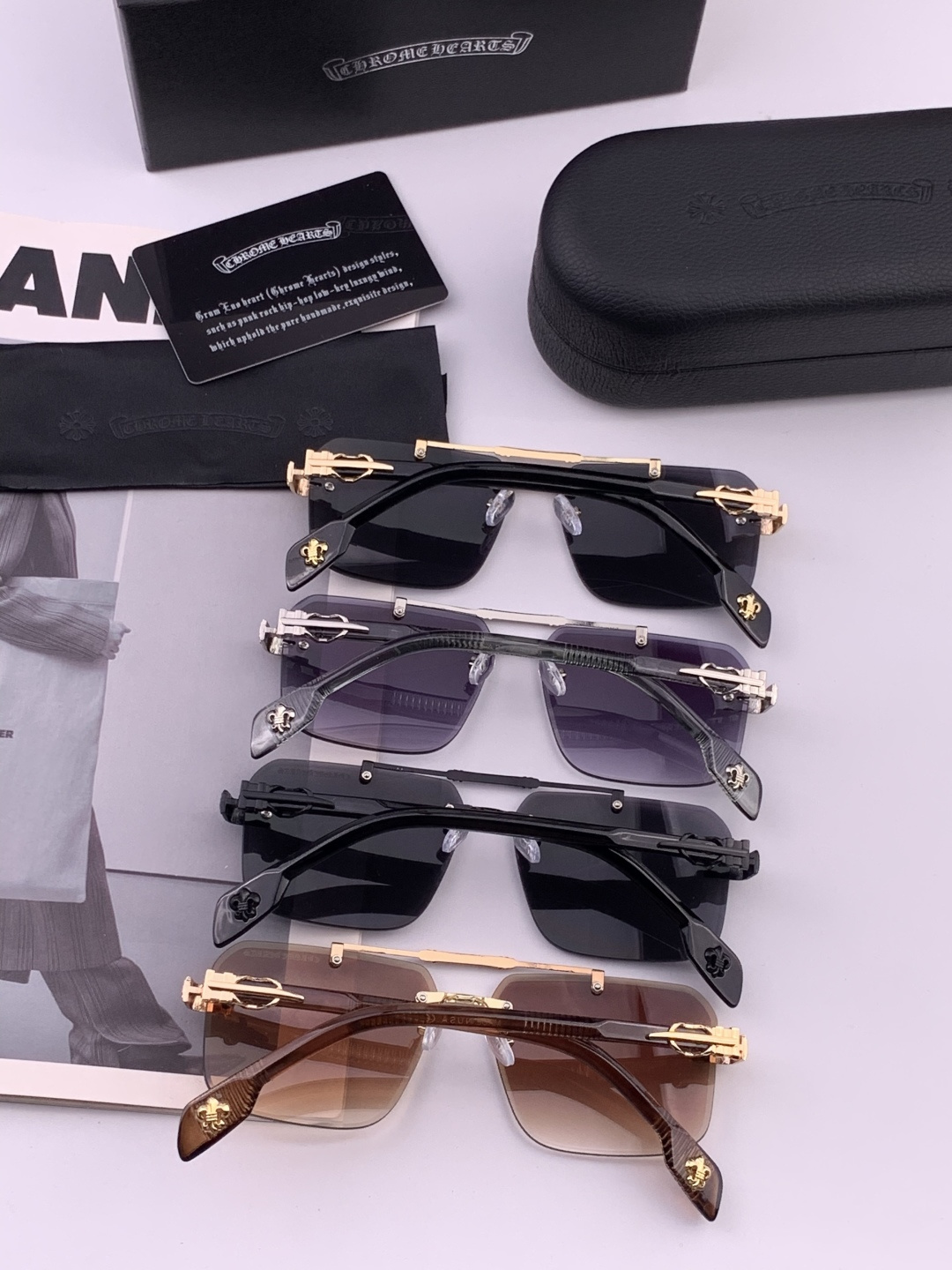 CHROME HEART 克罗心新款太阳眼镜 太阳镜墨镜 风镜设计理念！ KLX88892